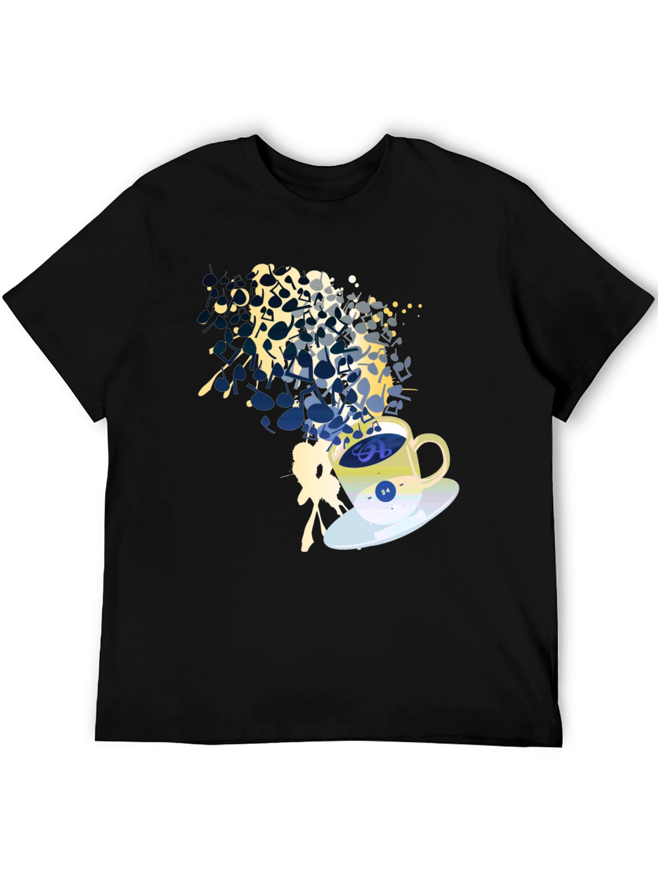Musical Coffee T-Shirt - Brew Up Some Tunes!