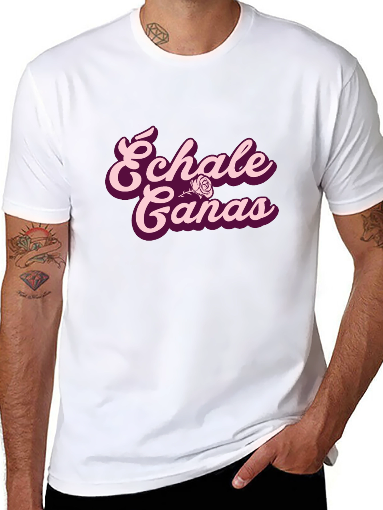 Echale Ganas Graphic Tee - Motivational Shirt