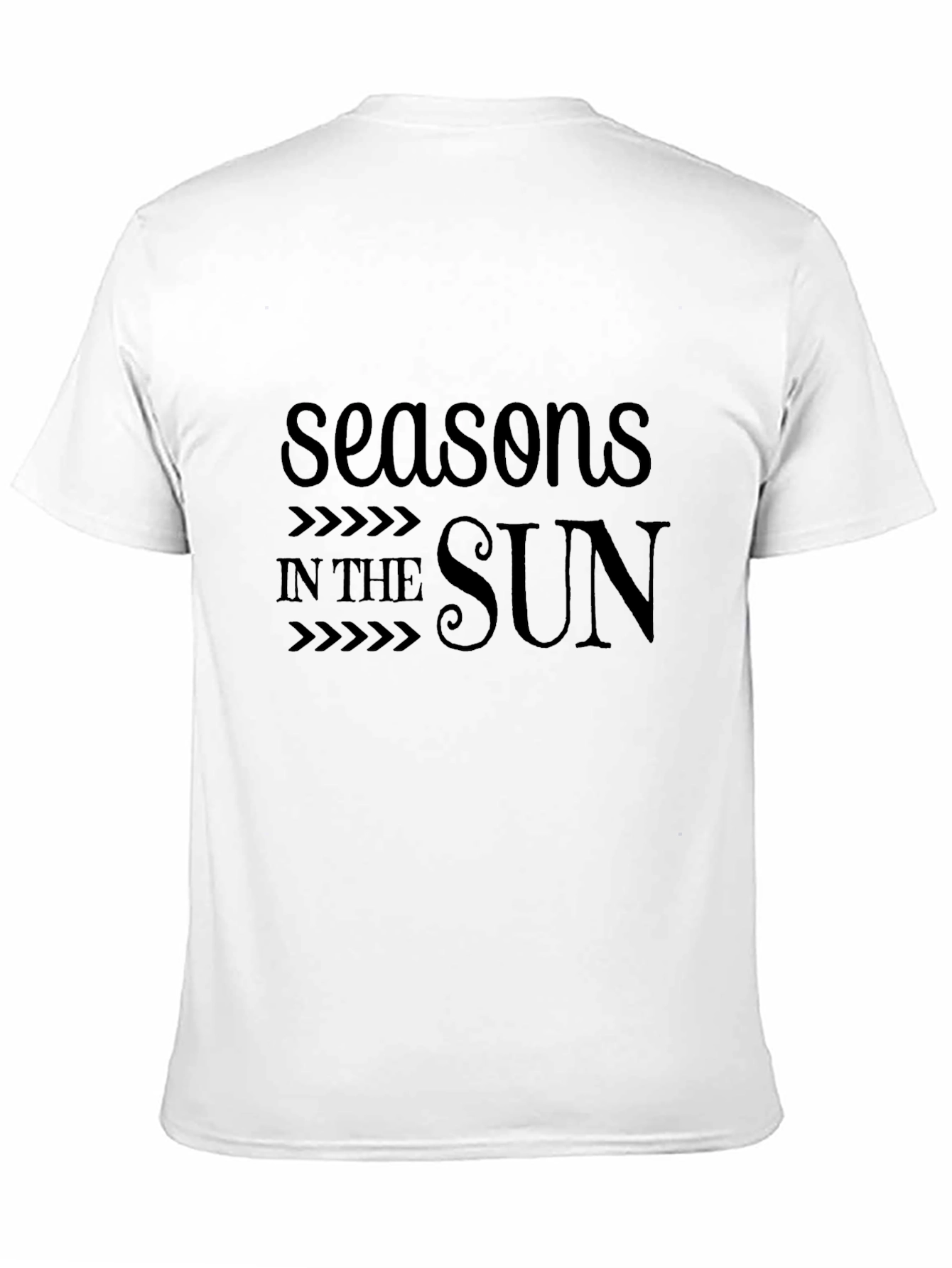 Seasons In The Sun Black Graphic Tee