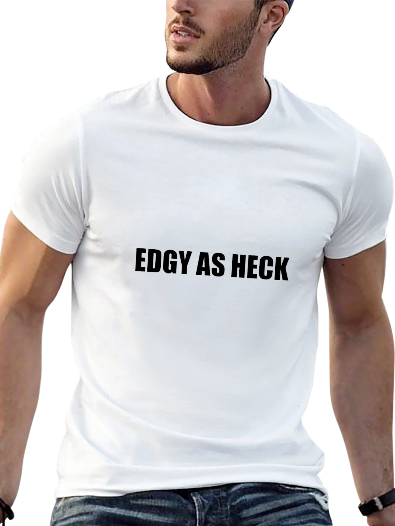 Edgy as Heck Black T-Shirt