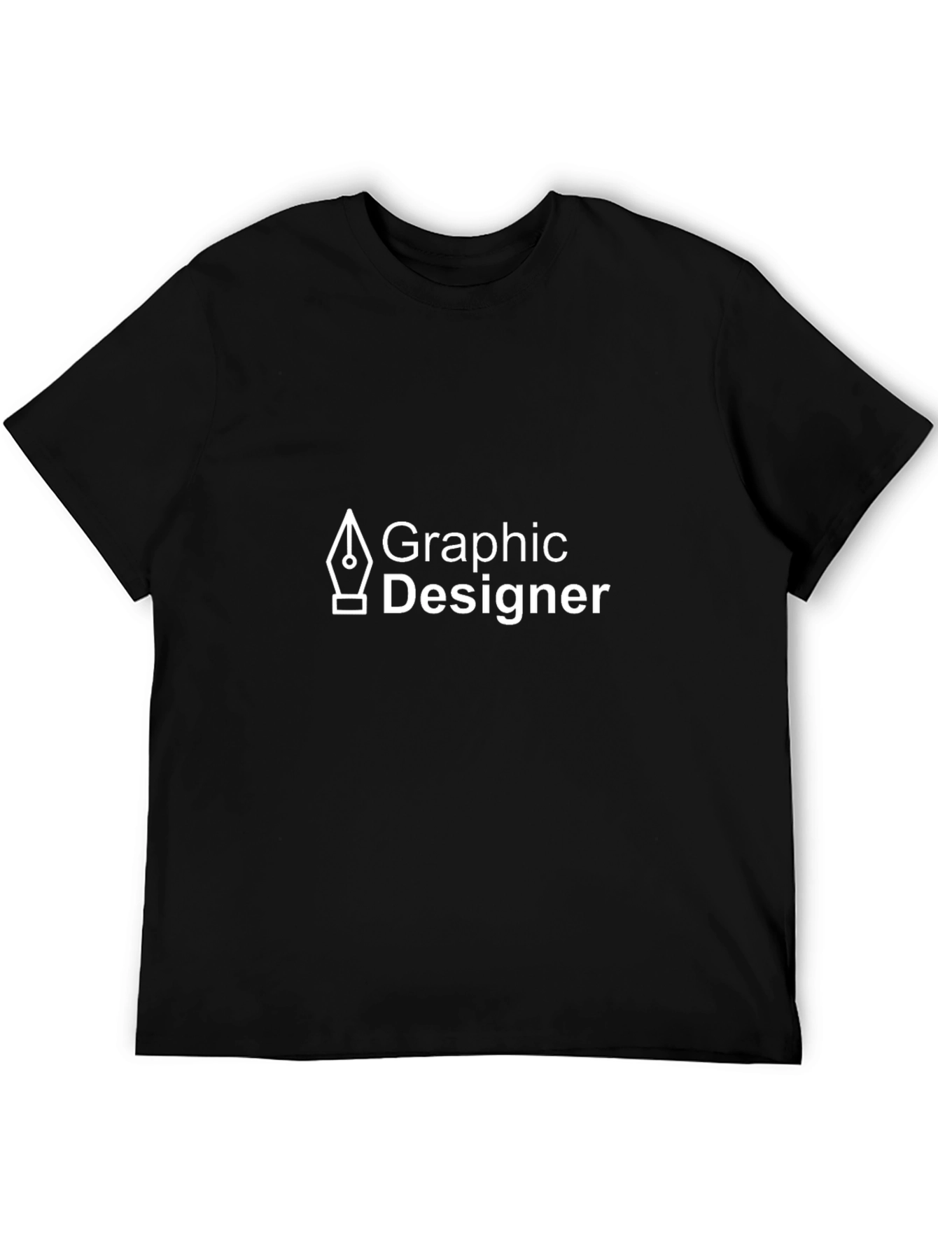Graphic Designer T-Shirt - Black Cotton Tee