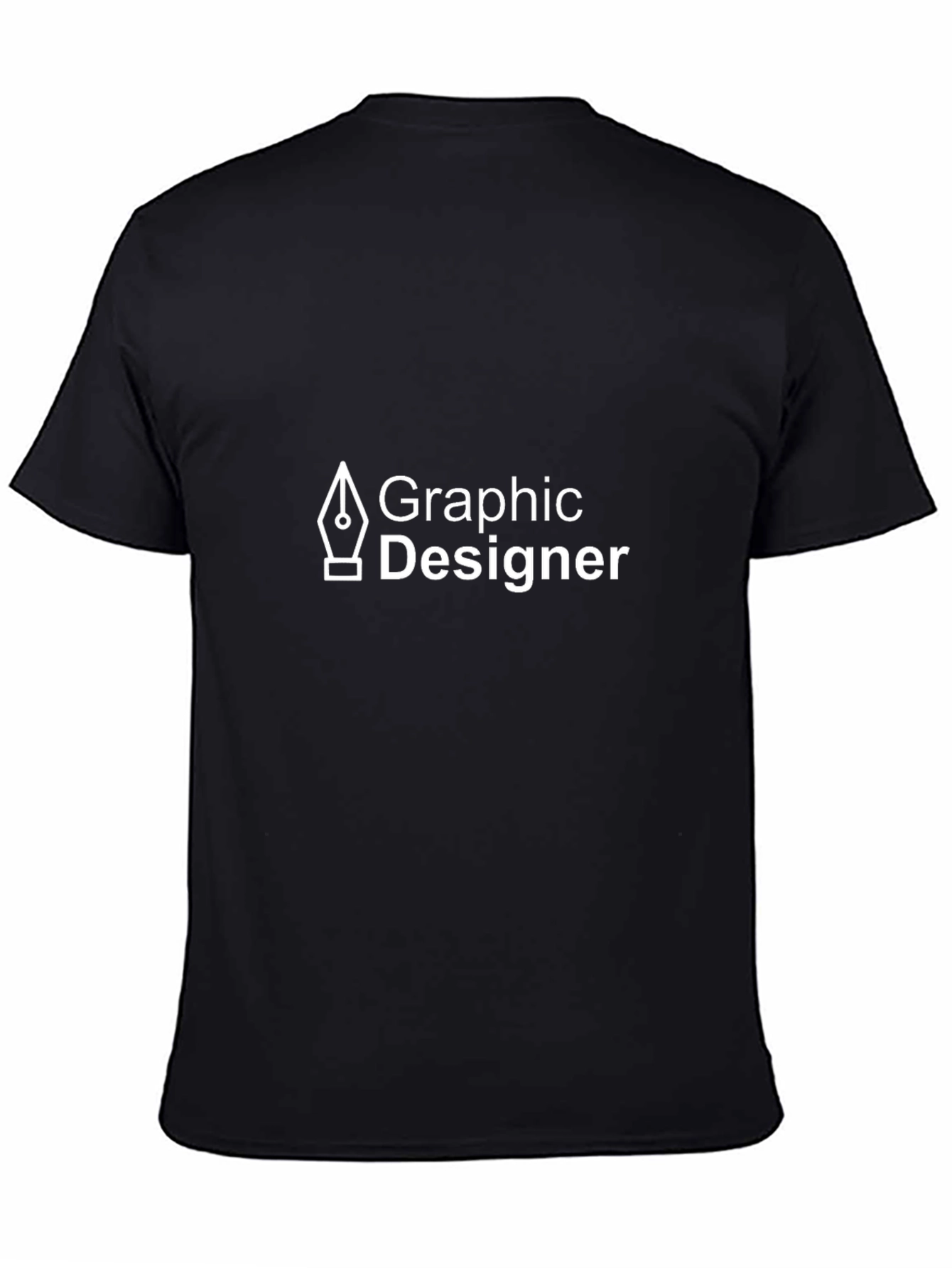 Graphic Designer T-Shirt - Black Cotton Tee