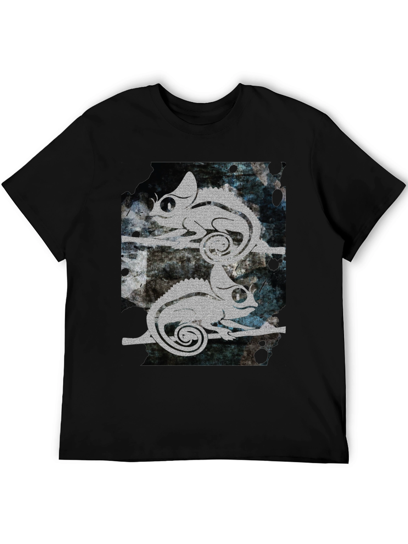 Chameleon Graphic Print T-Shirt