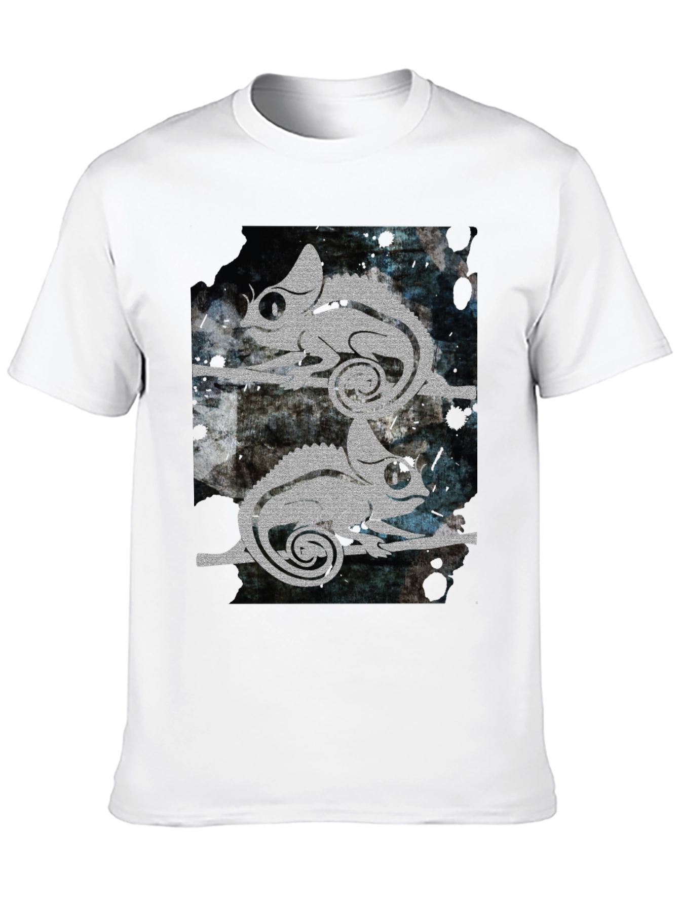 Chameleon Graphic Print T-Shirt