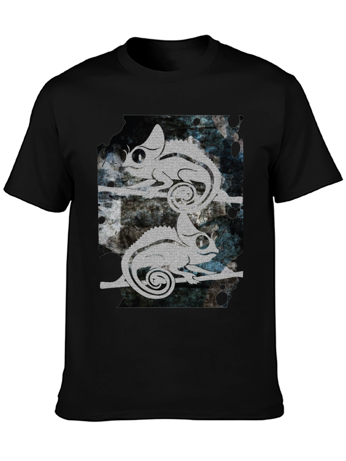 Chameleon Graphic Print T-Shirt