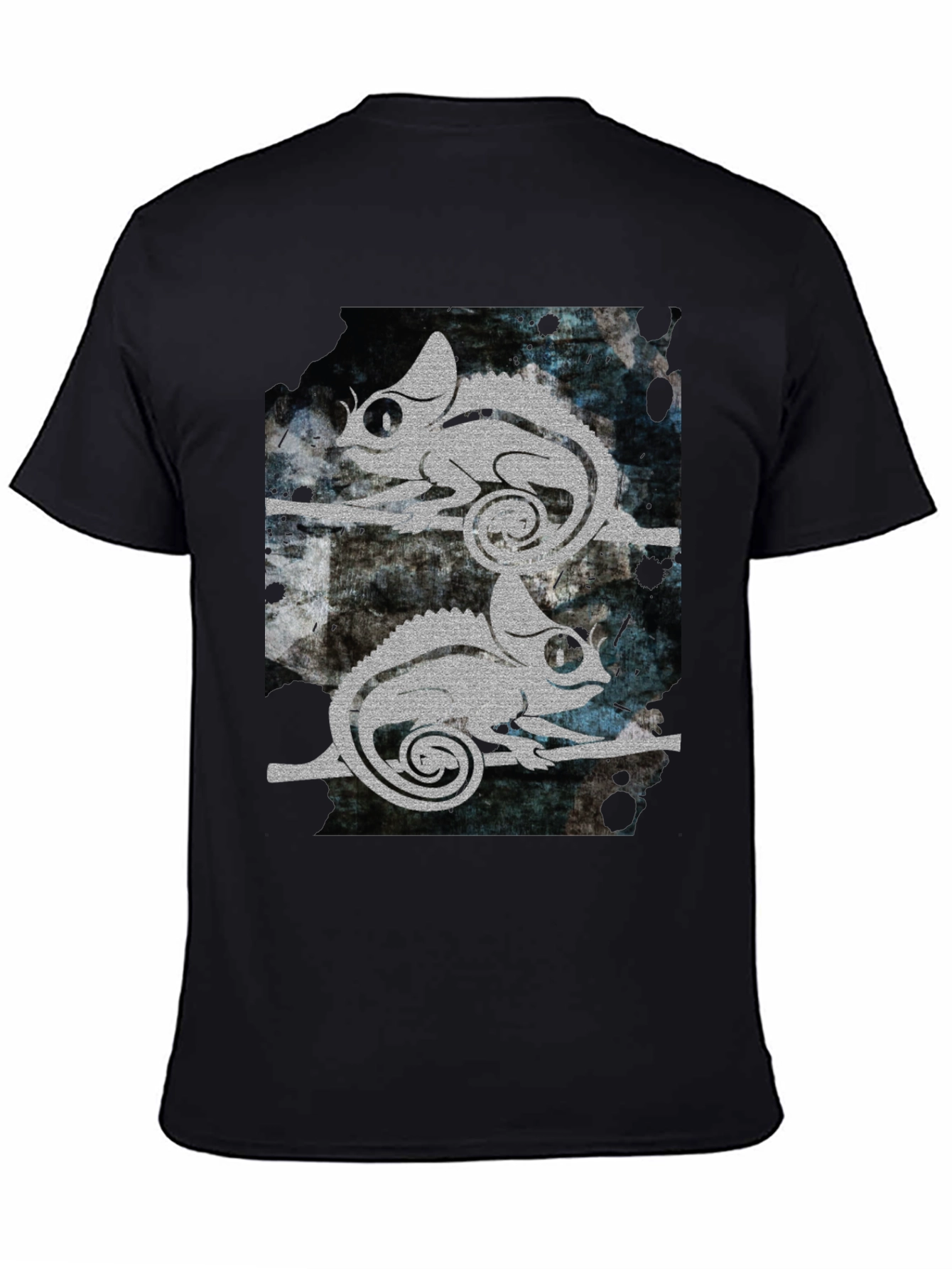 Chameleon Graphic Print T-Shirt