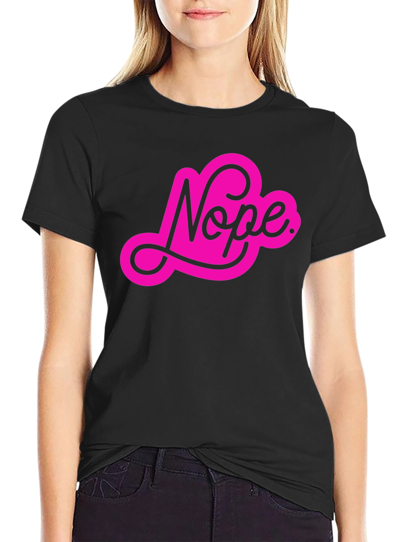 Nope Graphic T-Shirt - Fun & Casual Style