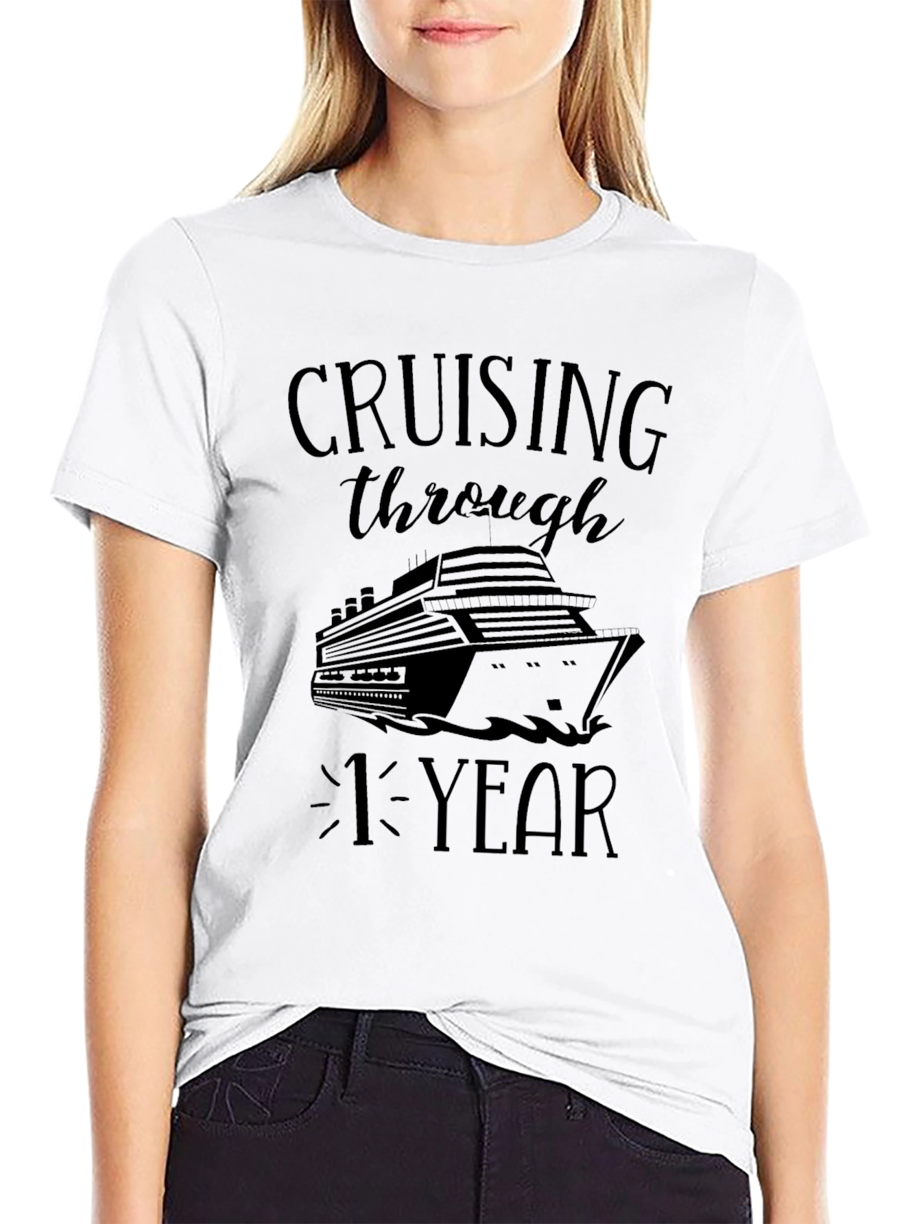 Cruising Through 1 Year Anniversary Cruise T-Shirt