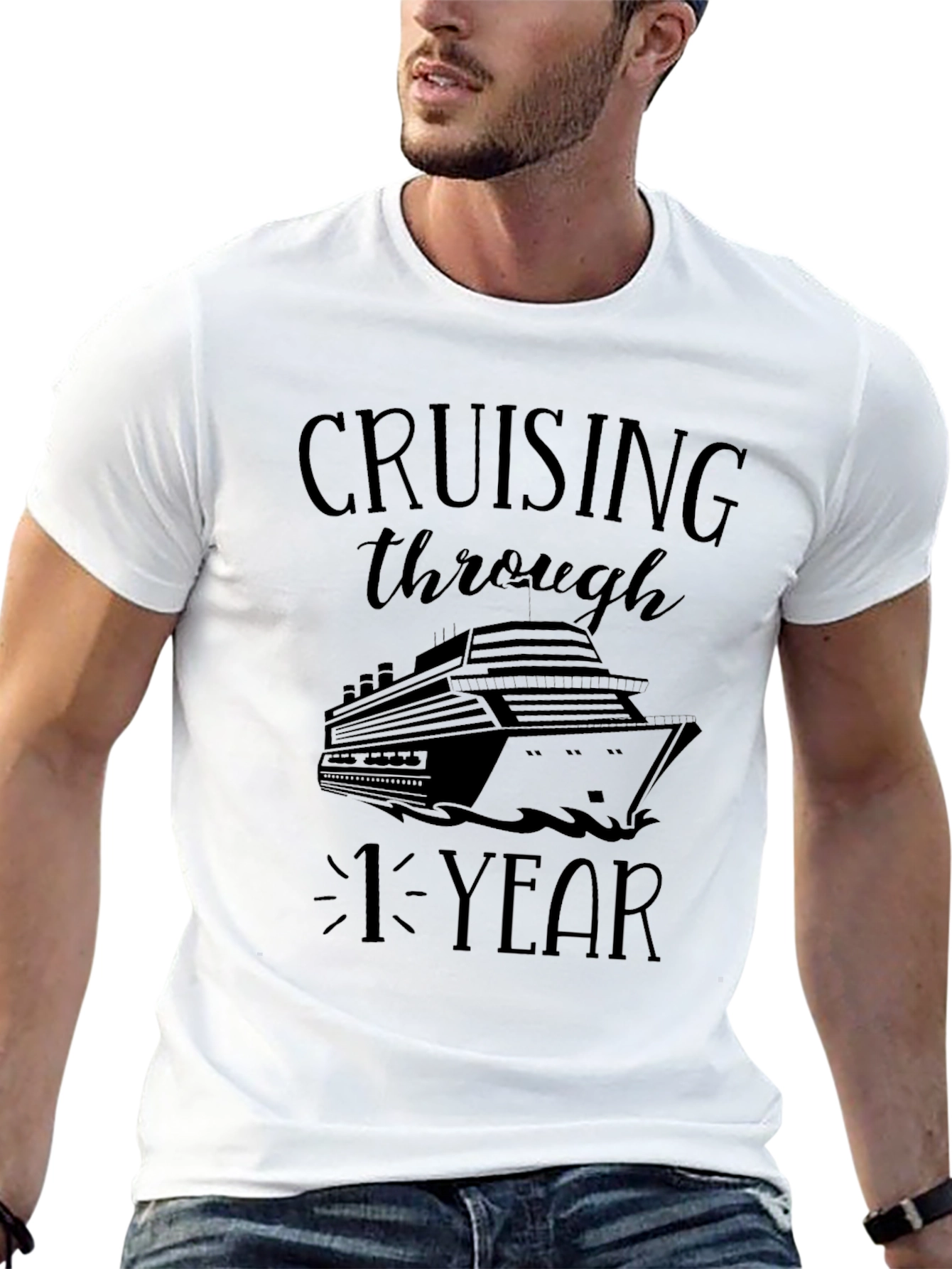 Cruising Through 1 Year Anniversary Cruise T-Shirt