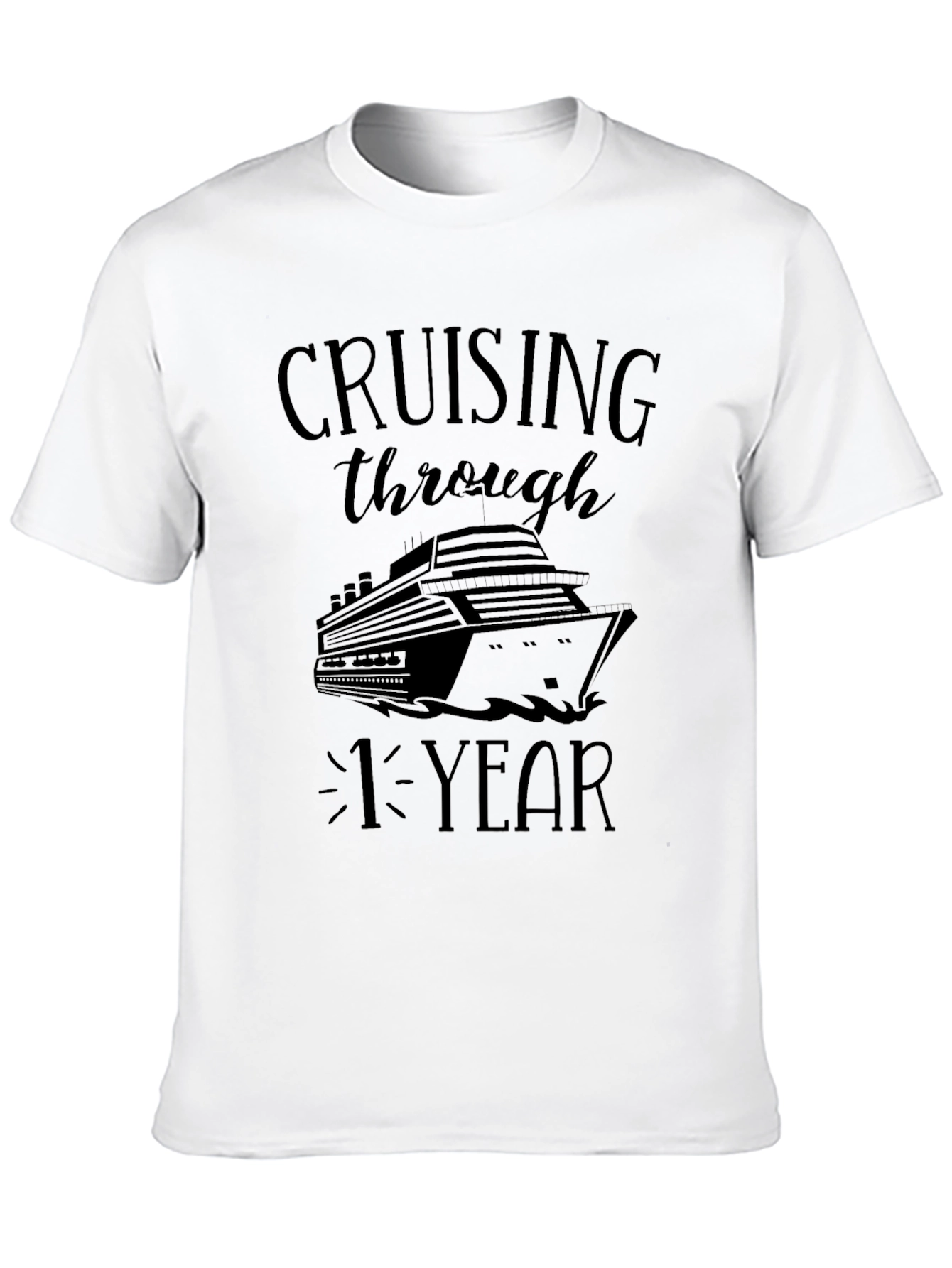 Cruising Through 1 Year Anniversary Cruise T-Shirt