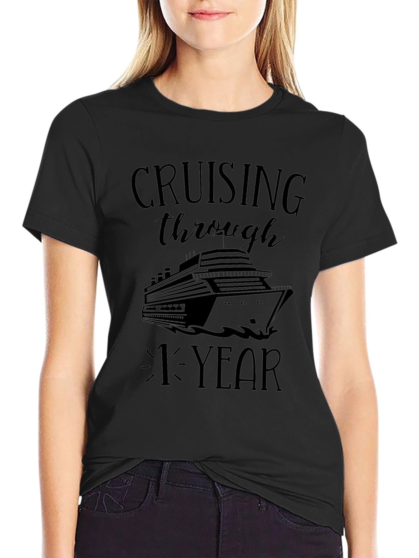 Cruising Through 1 Year Anniversary Cruise T-Shirt