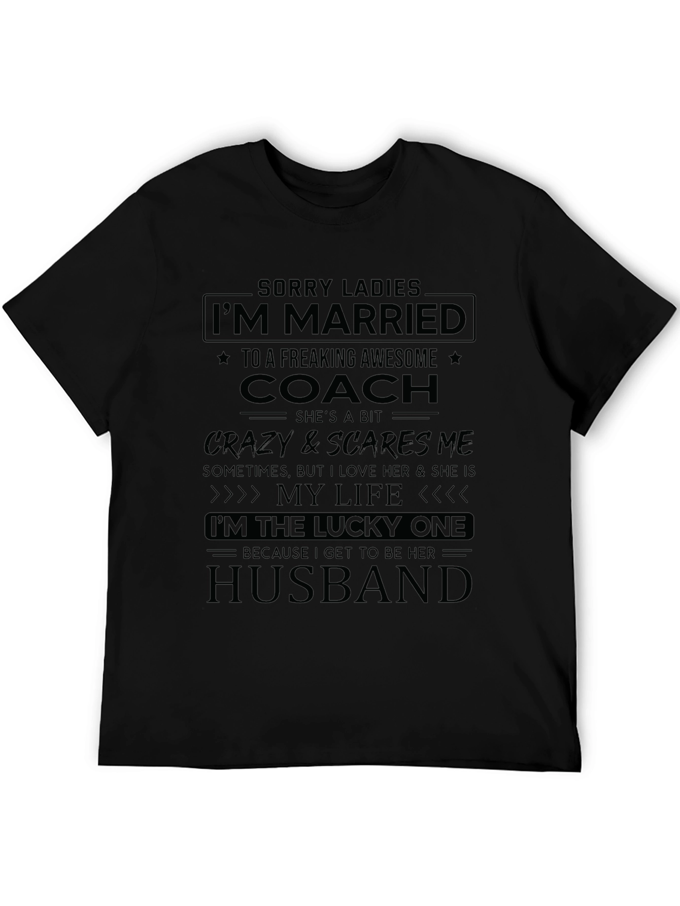 Funny Coachs Husband T-Shirt