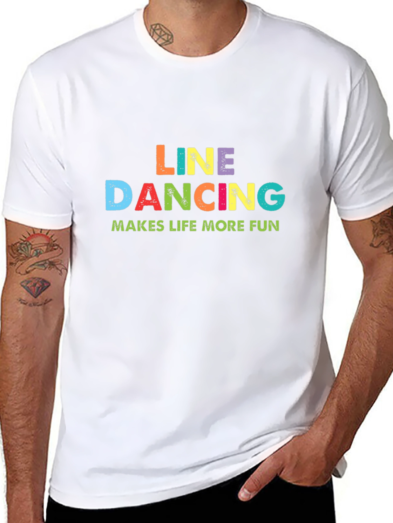 Line Dancing Makes Life More Fun T-Shirt