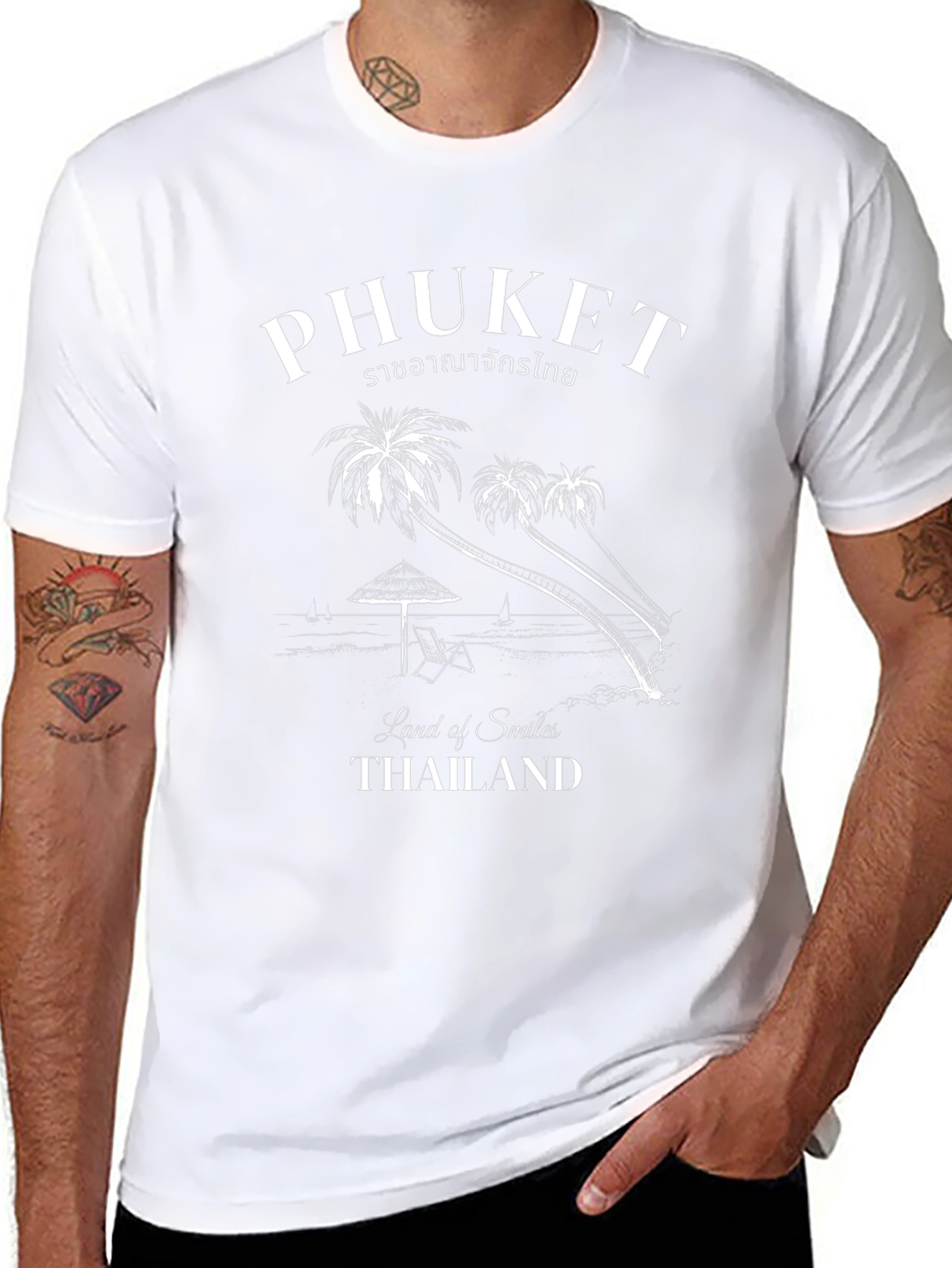 Phuket Thailand Graphic T-Shirt - Land of Smiles