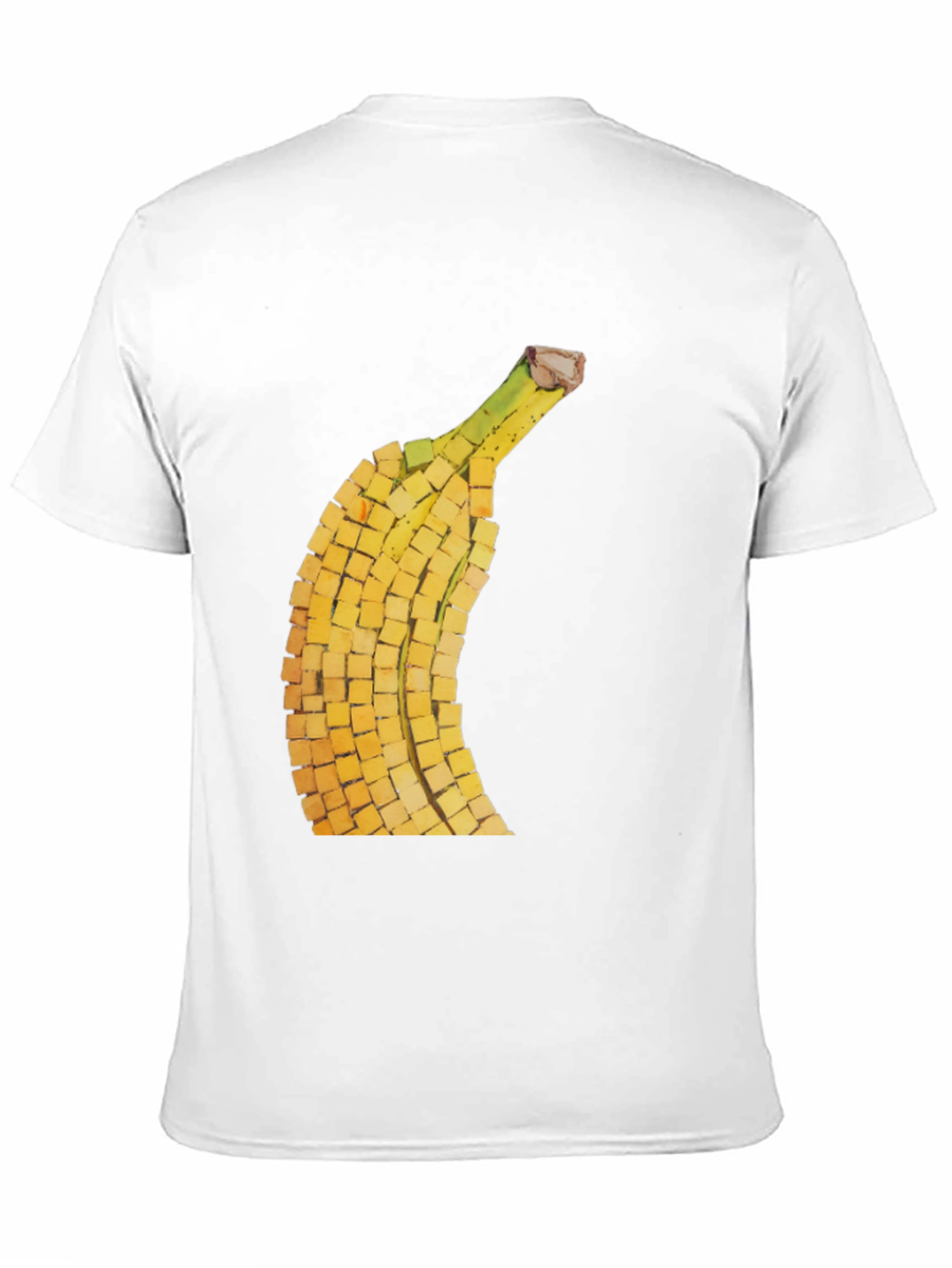 Cubed Banana Graphic Tee - Modern Novelty Shirt