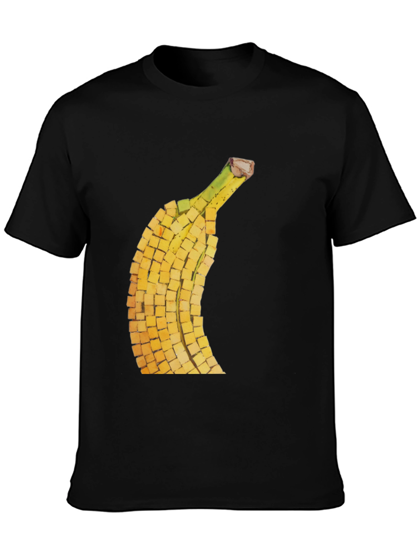 Cubed Banana Graphic Tee - Modern Novelty Shirt