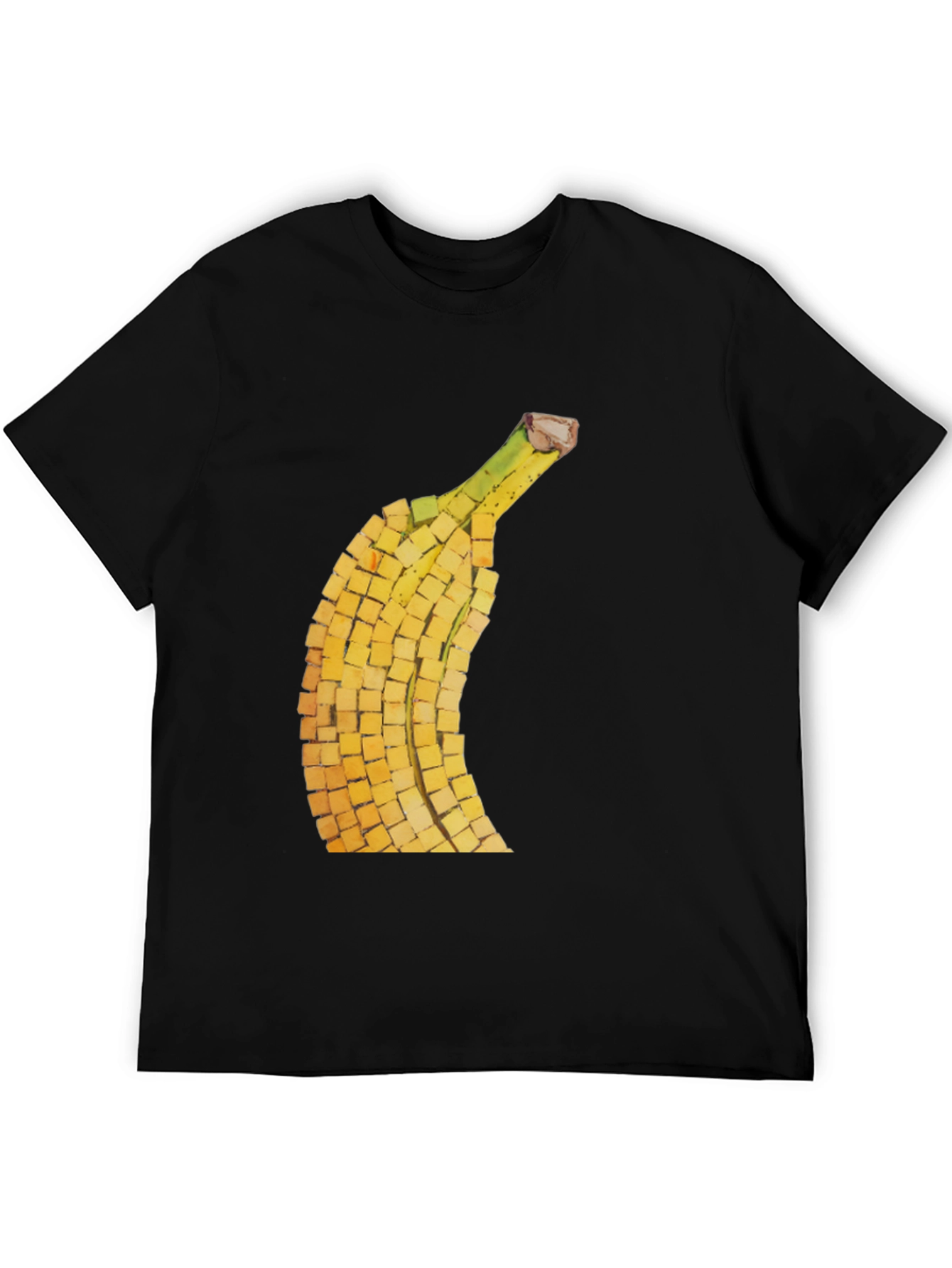 Cubed Banana Graphic Tee - Modern Novelty Shirt