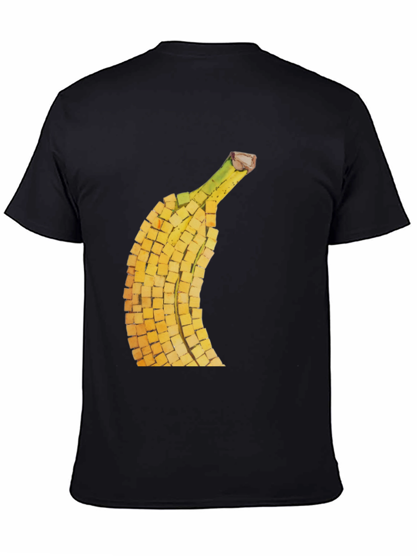 Cubed Banana Graphic Tee - Modern Novelty Shirt