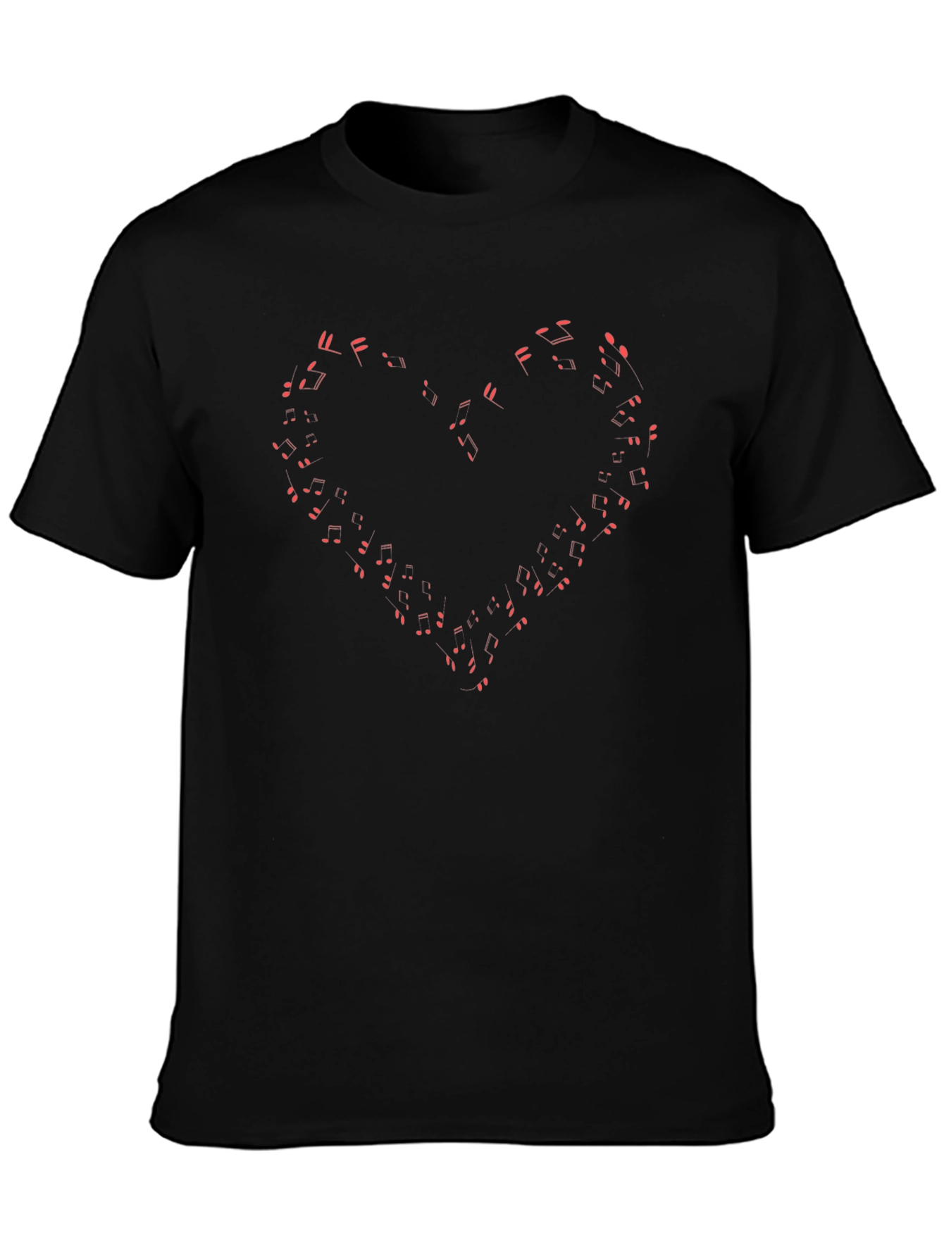 Music Note Heart T-Shirt