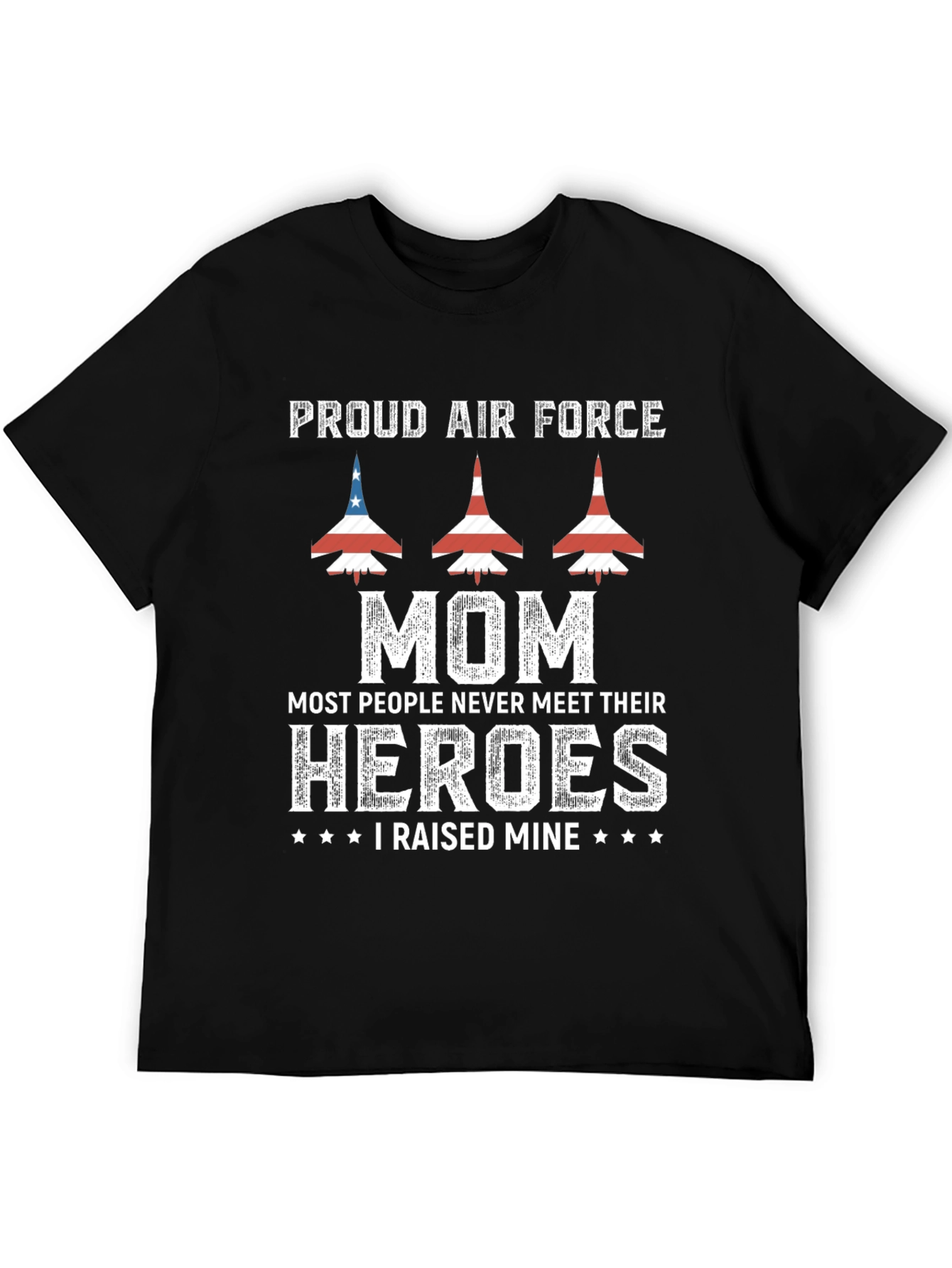 Proud Air Force Mom Graphic T-Shirt