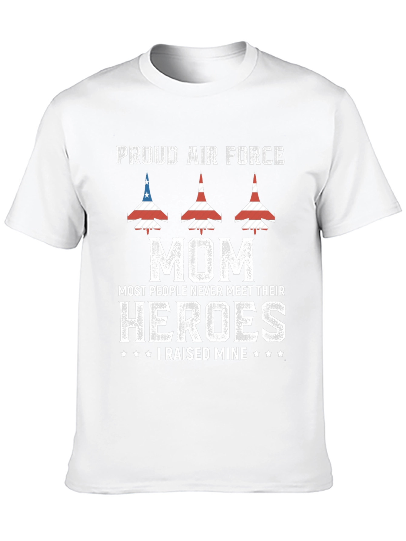 Proud Air Force Mom Graphic T-Shirt