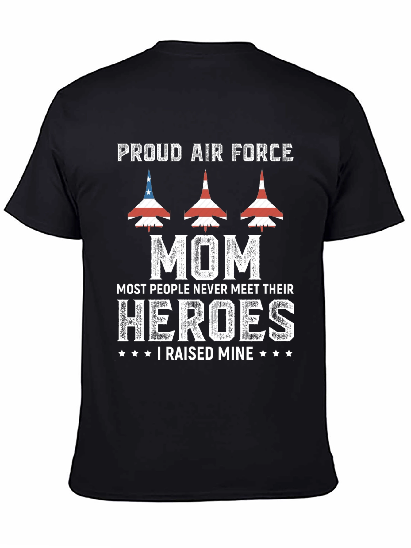 Proud Air Force Mom Graphic T-Shirt