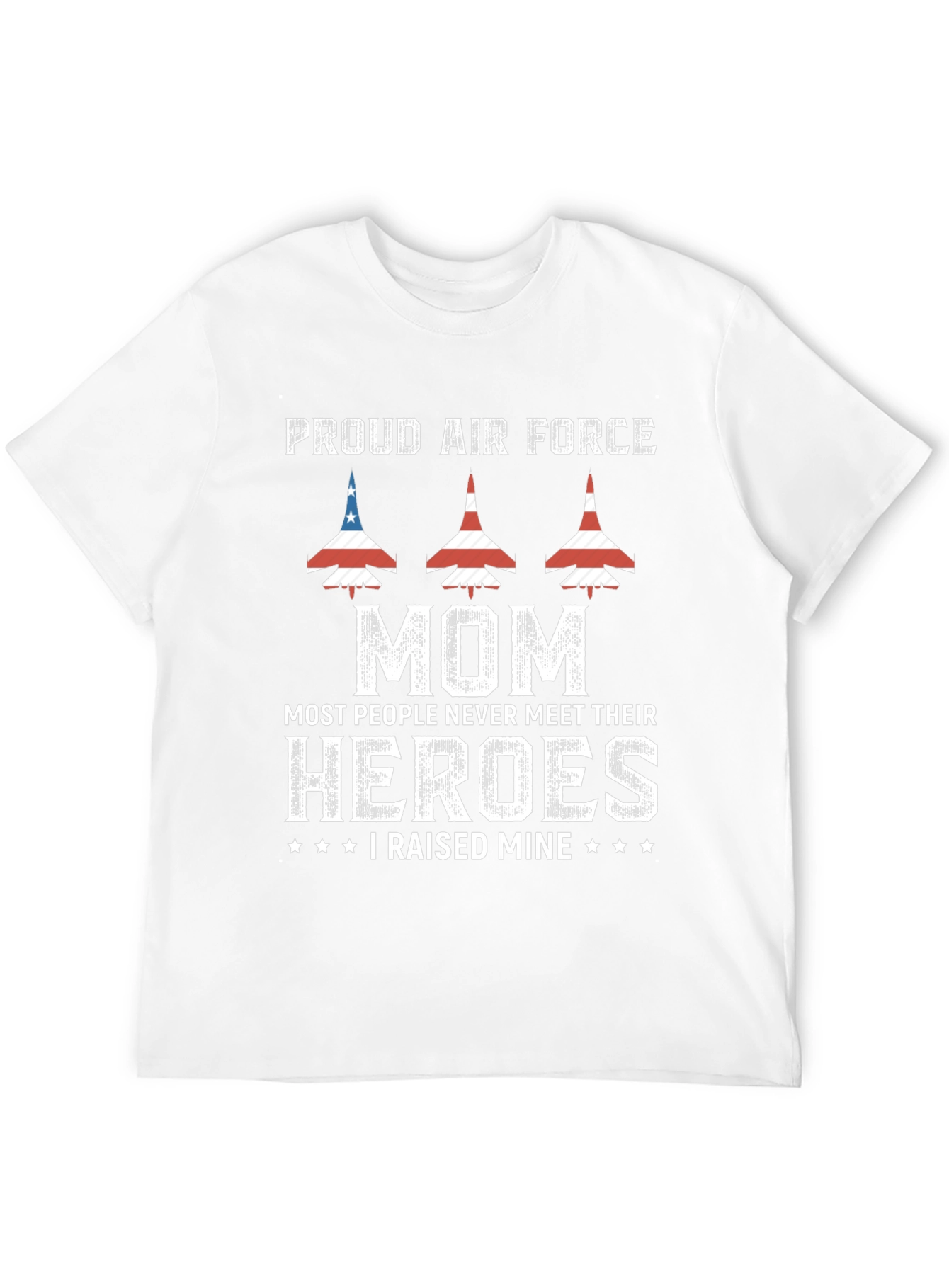 Proud Air Force Mom Graphic T-Shirt