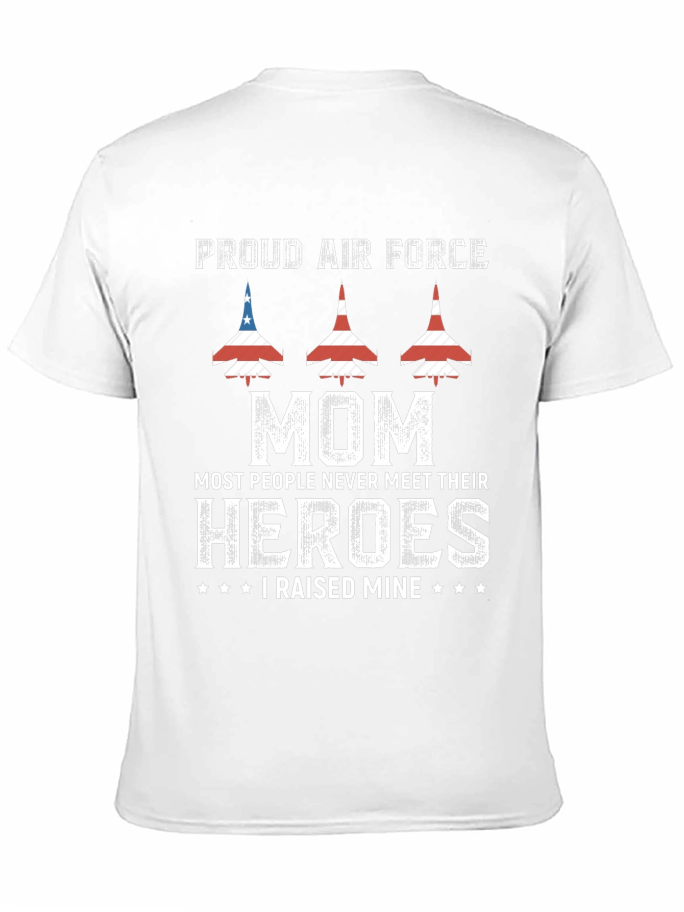 Proud Air Force Mom Graphic T-Shirt
