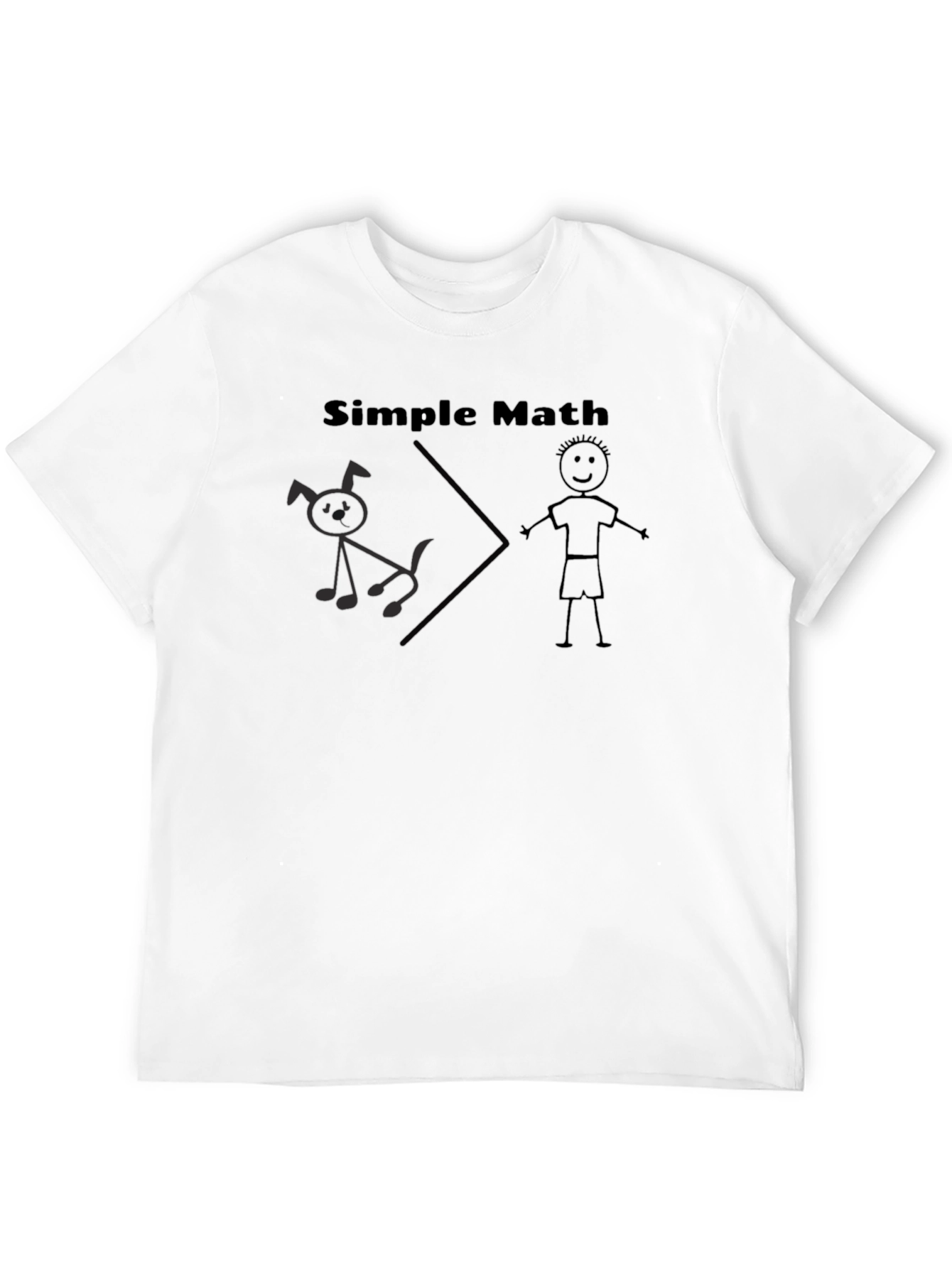 Simple Math Dog Lover T-Shirt
