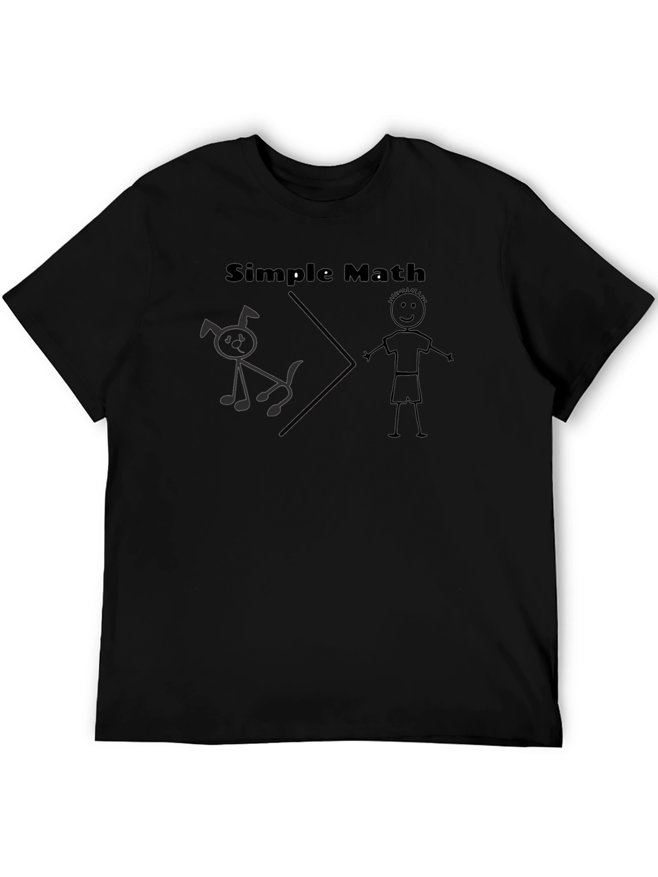 Simple Math Dog Lover T-Shirt
