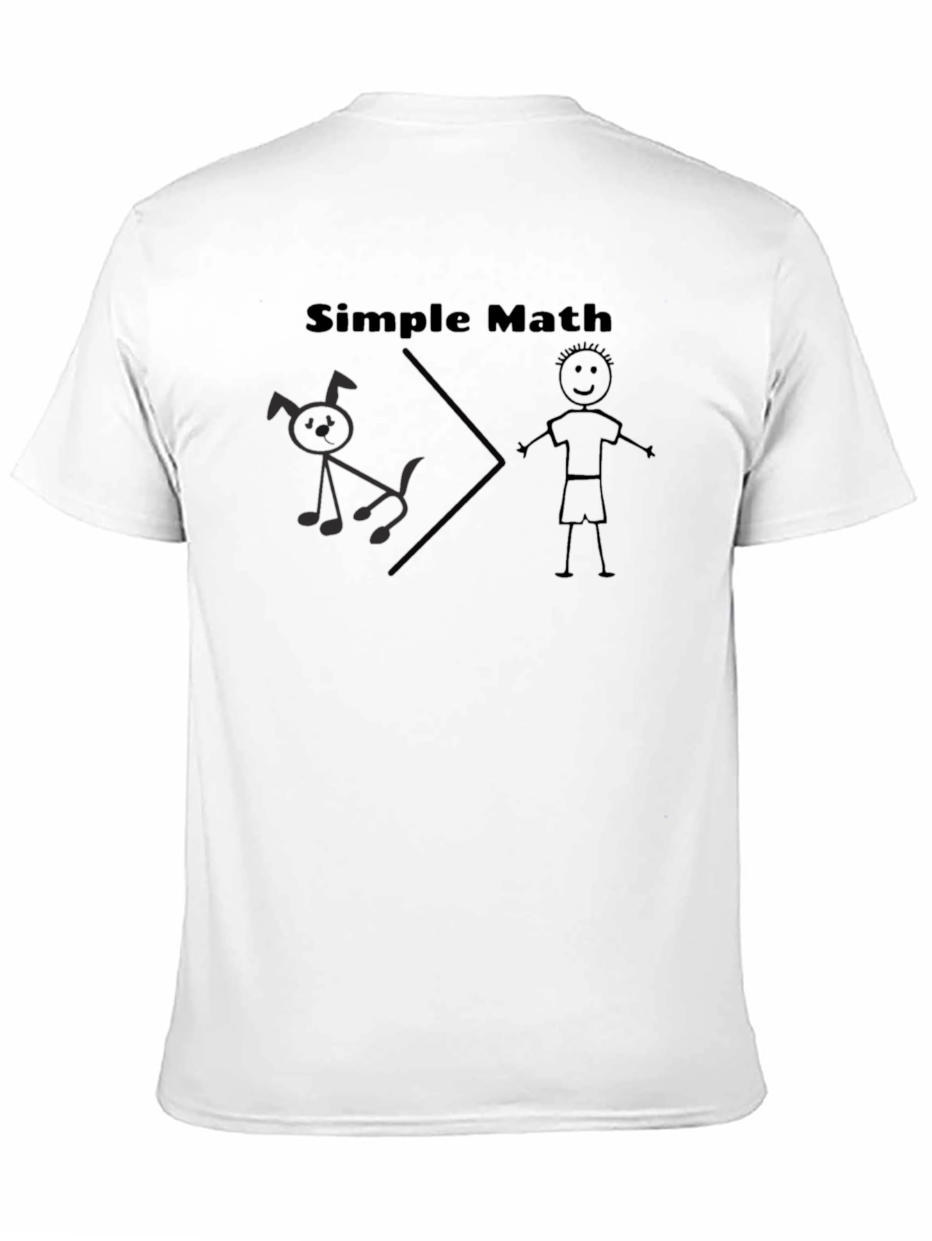 Simple Math Dog Lover T-Shirt