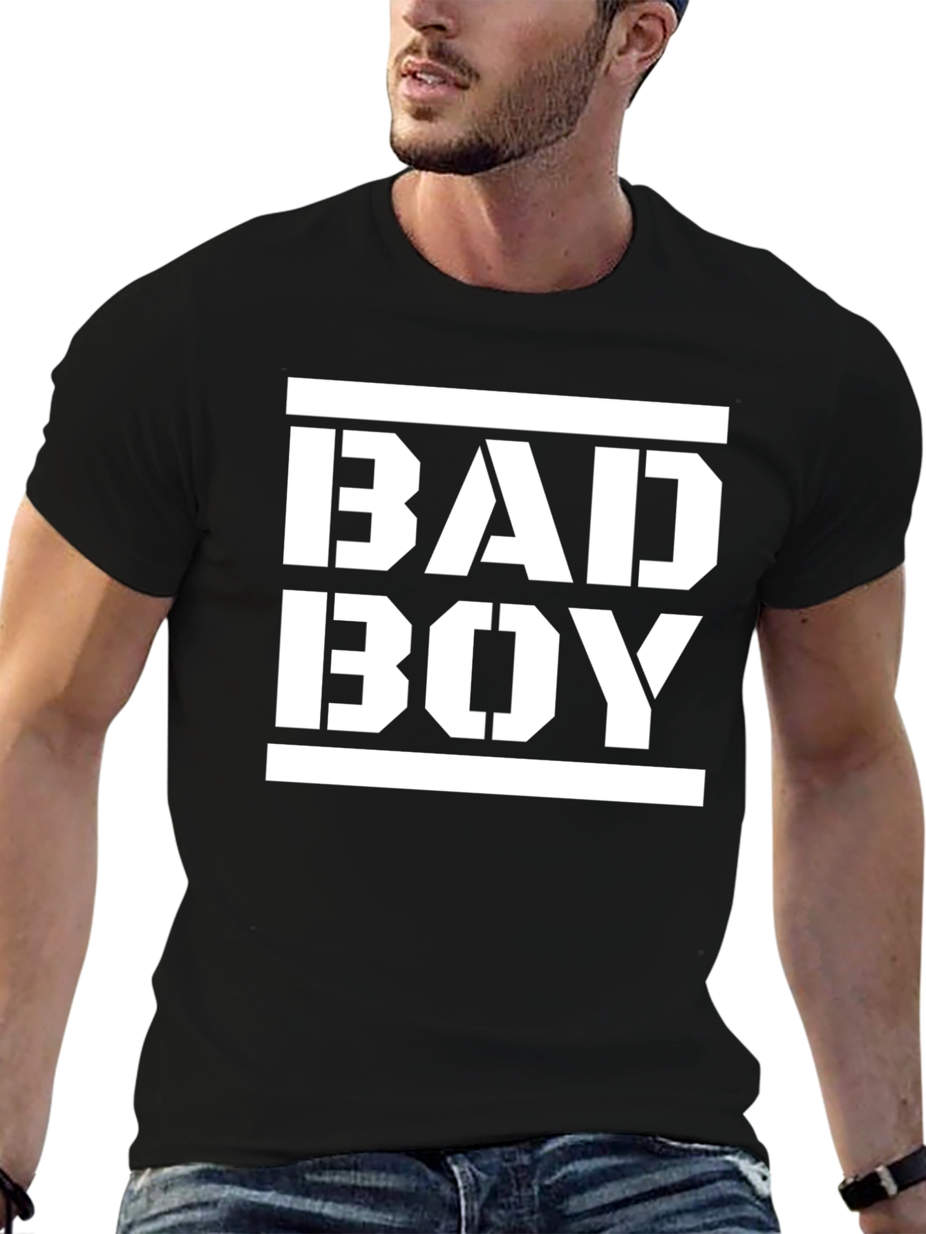 Bad Boy Graphic Tee - Black Short Sleeve