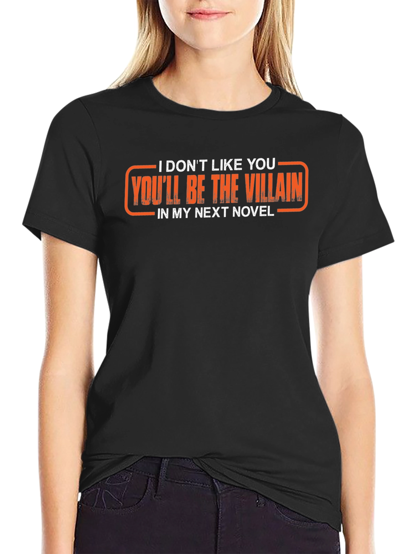 Villain Novel Graphic T-Shirt - Black