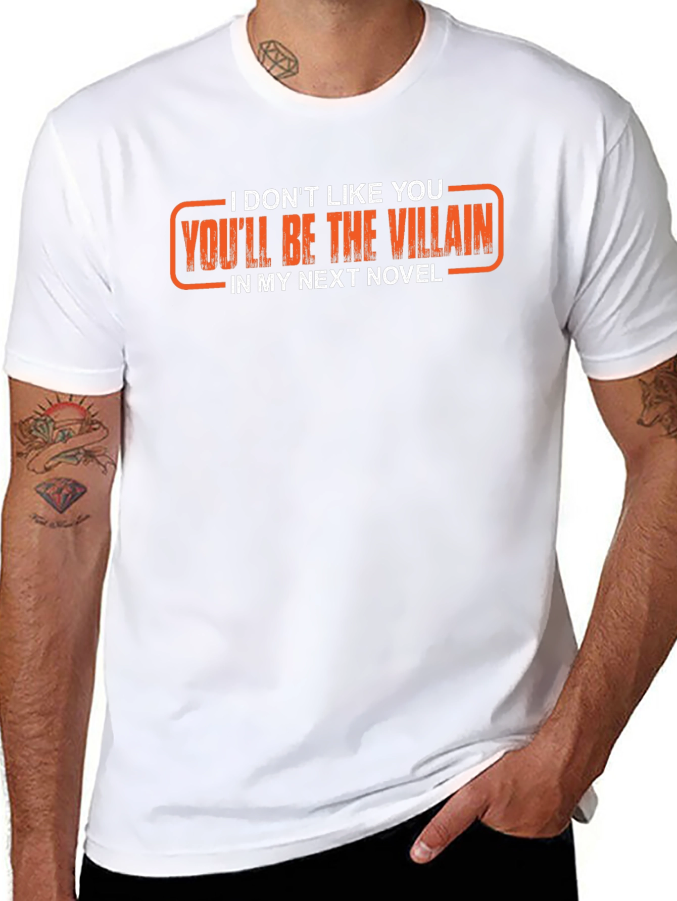 Villain Novel Graphic T-Shirt - Black