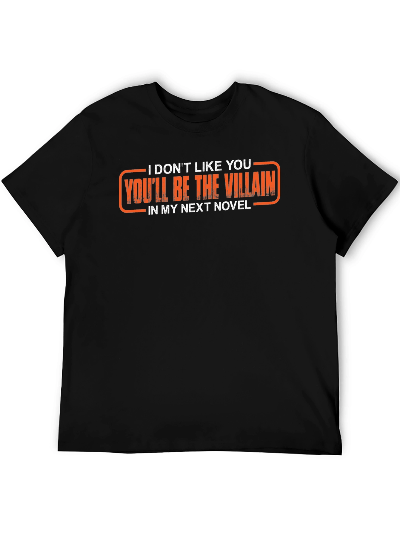 Villain Novel Graphic T-Shirt - Black