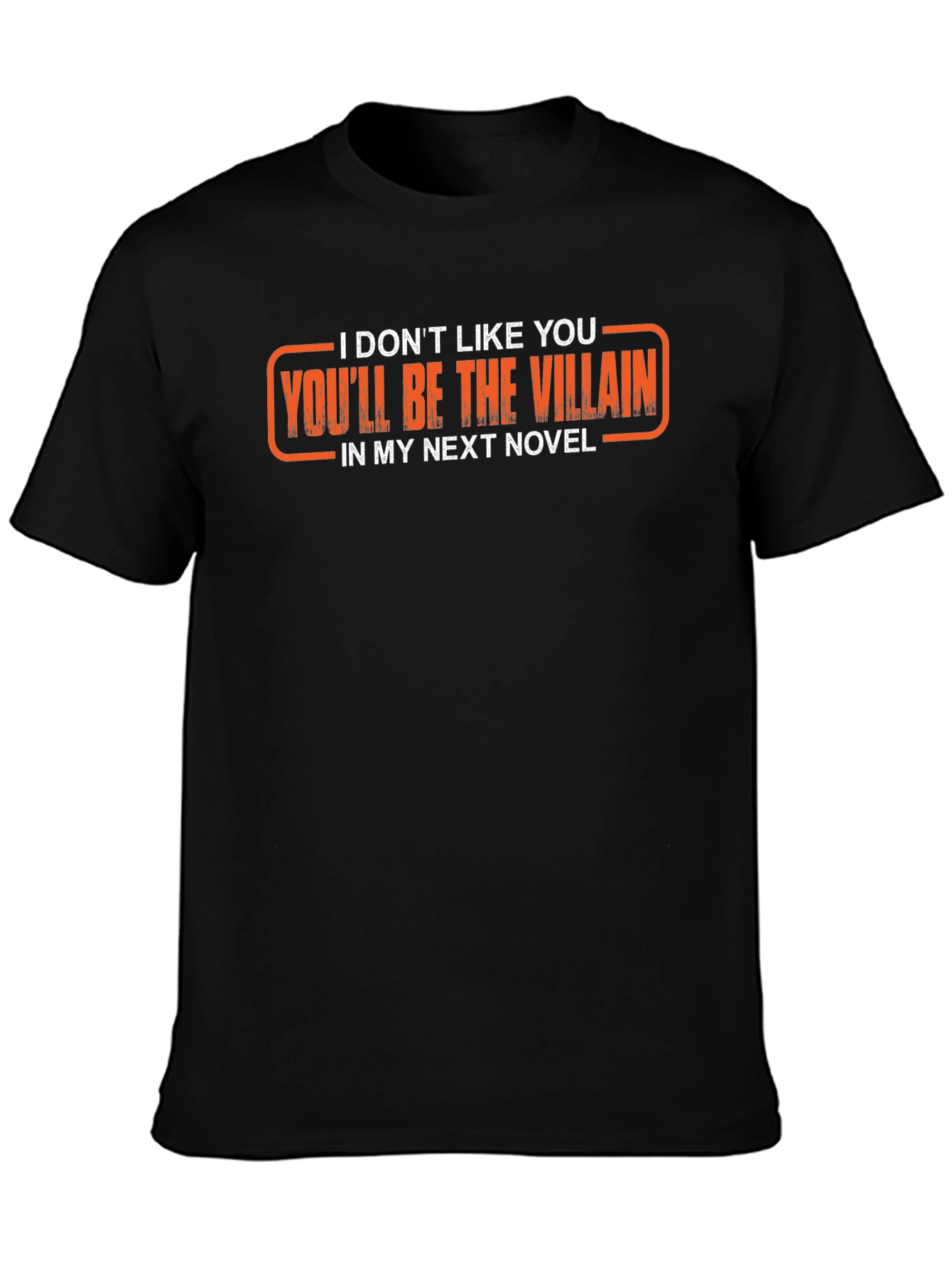 Villain Novel Graphic T-Shirt - Black