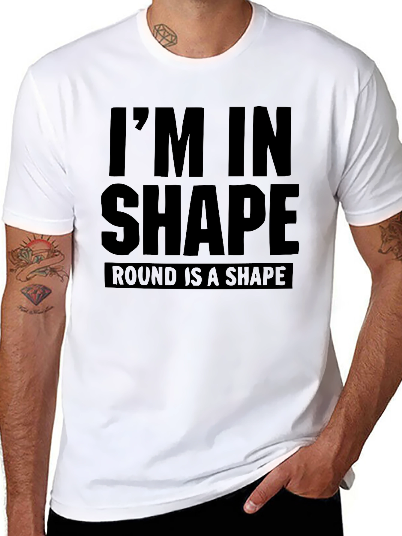Funny Round is a Shape T-Shirt