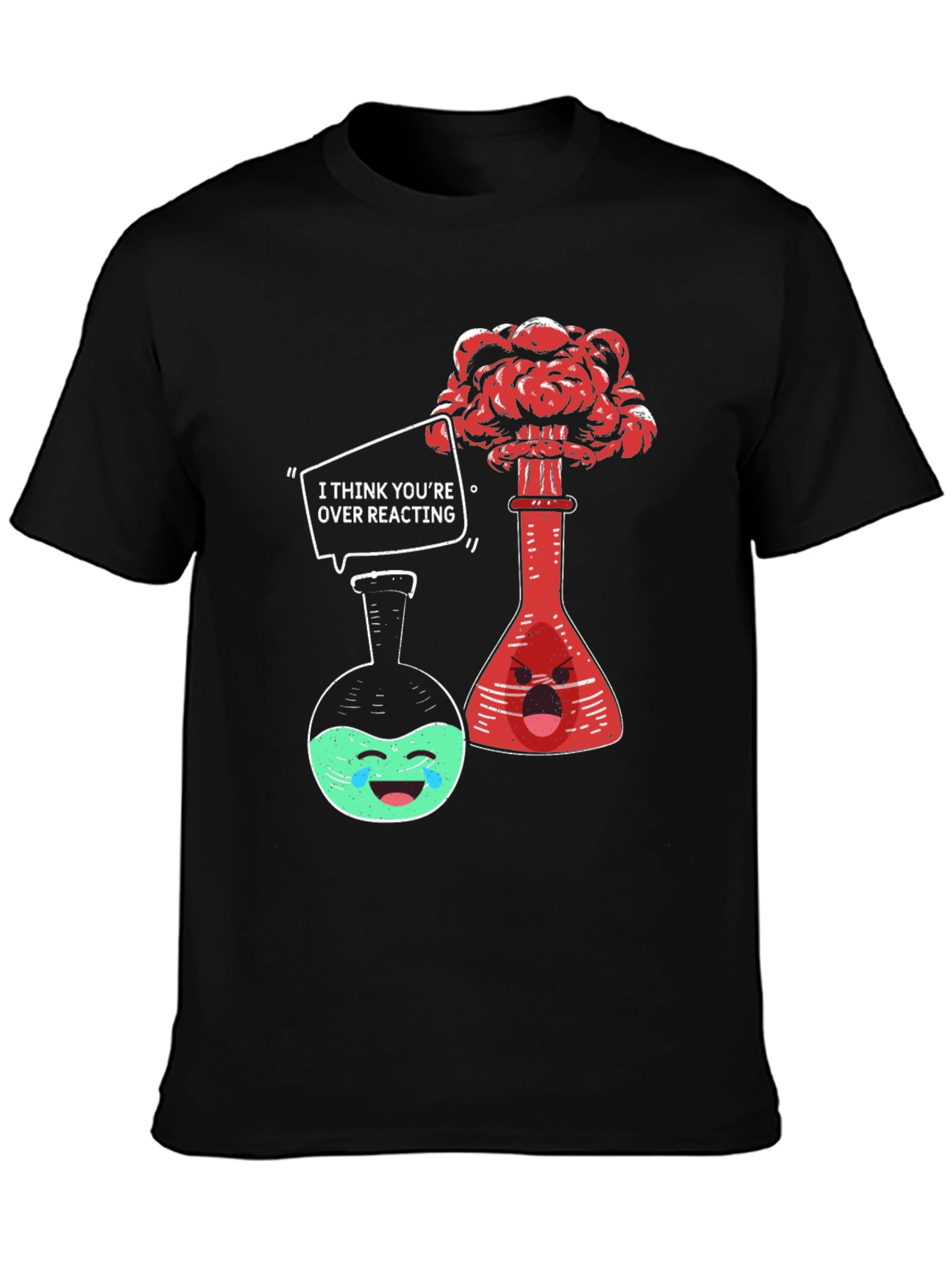 Funny Chemistry T-Shirt: Over Reacting Tee
