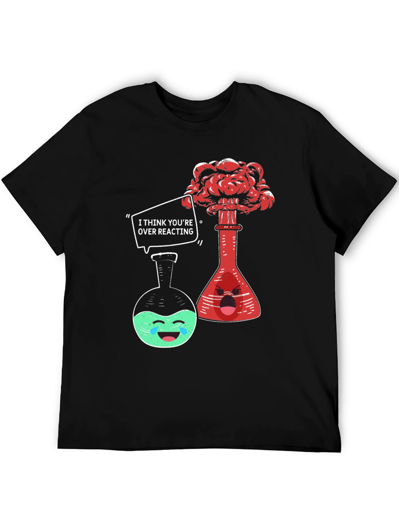 Funny Chemistry T-Shirt: Over Reacting Tee