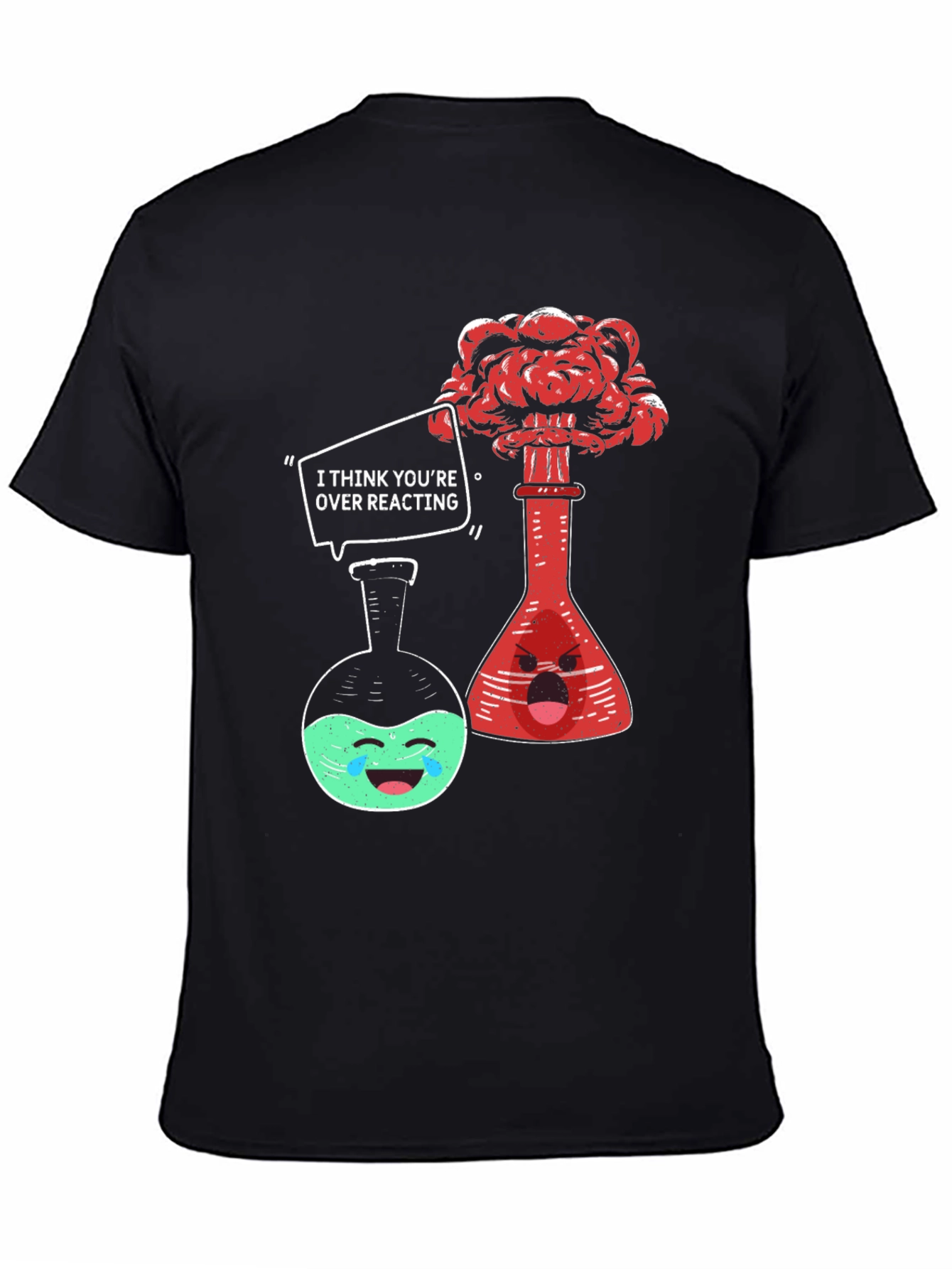 Funny Chemistry T-Shirt: Over Reacting Tee