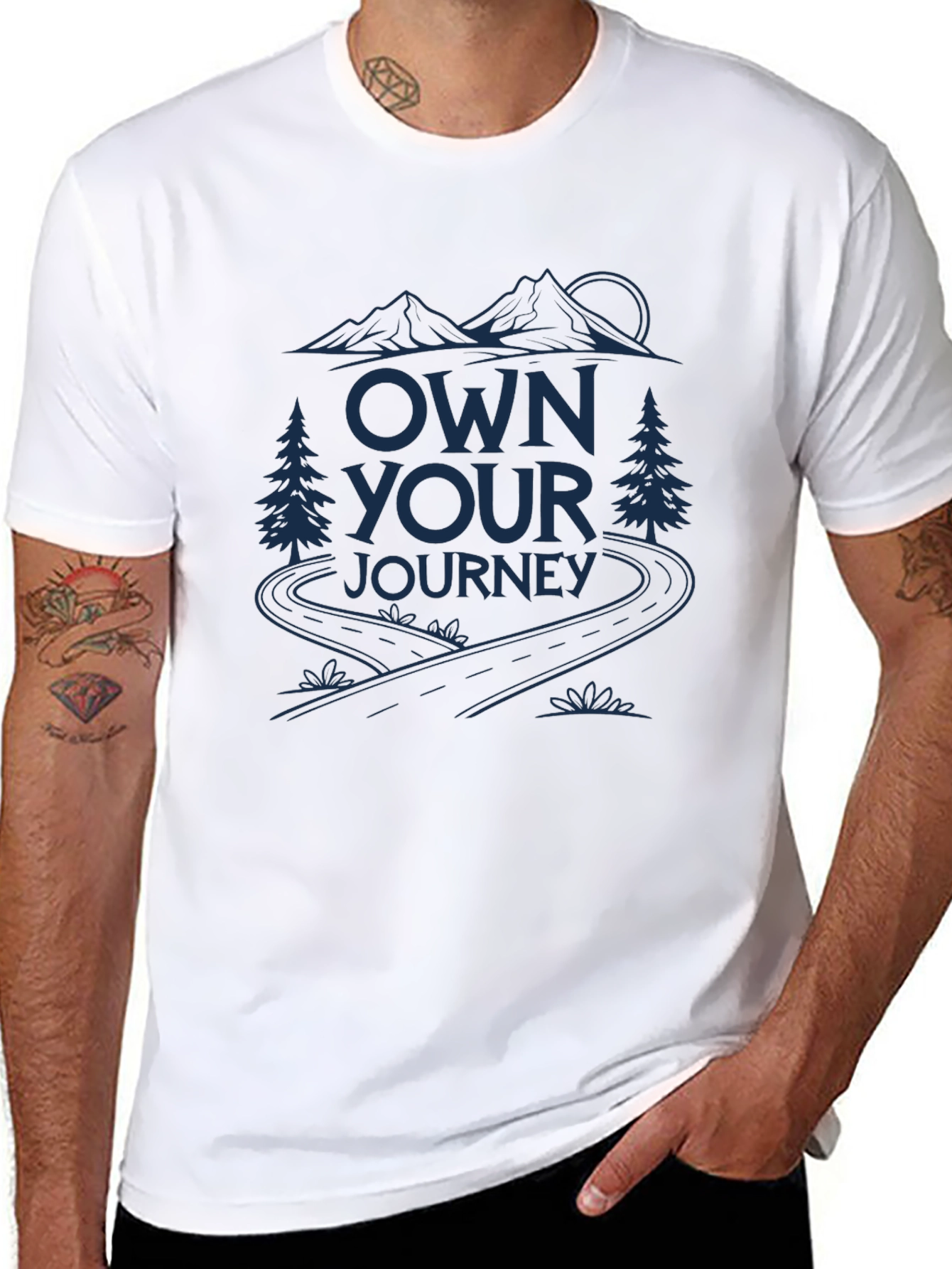 Own Your Journey Graphic Tee - Black