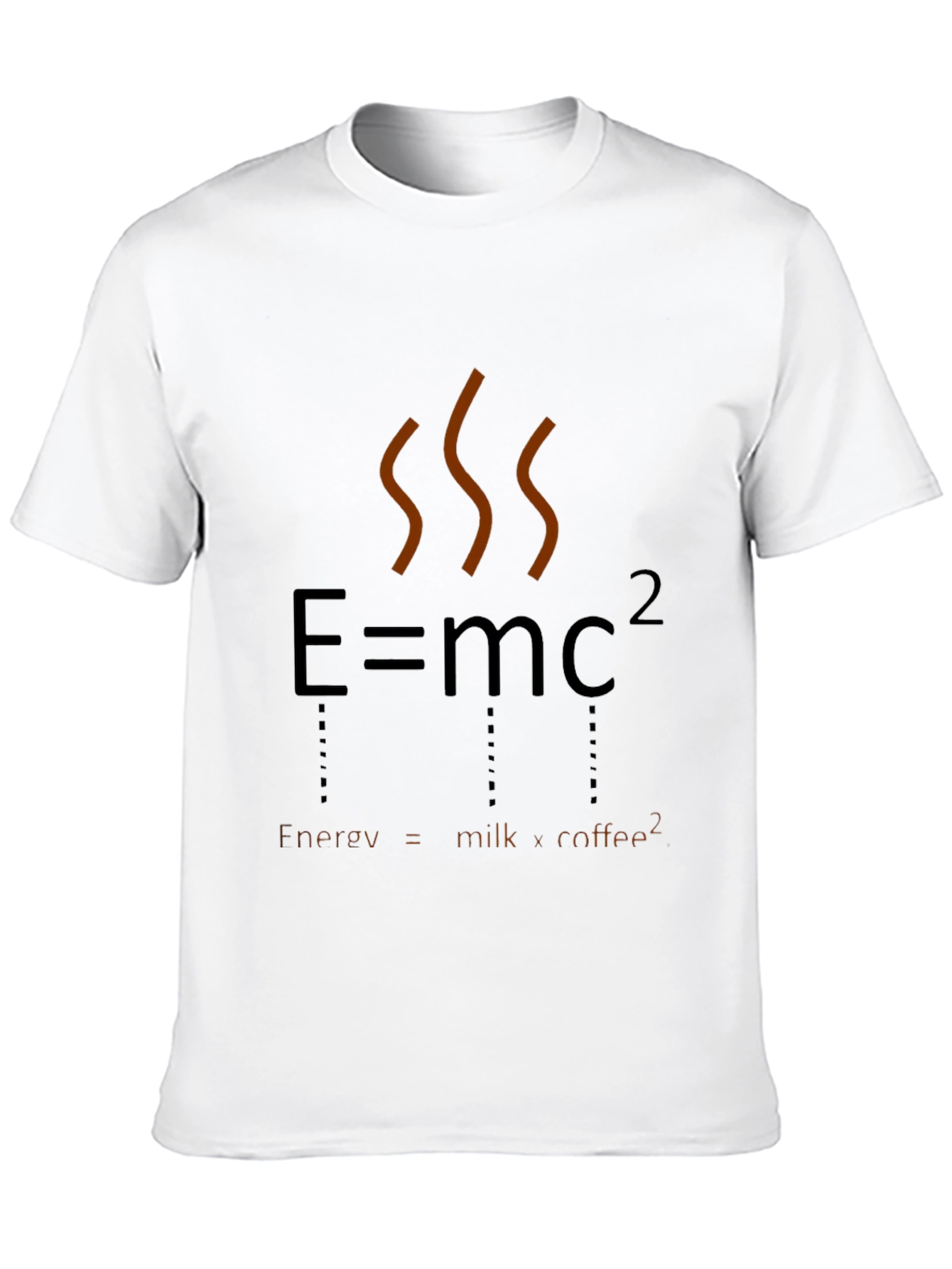 E=mc2 Funny Coffee Lover T-Shirt