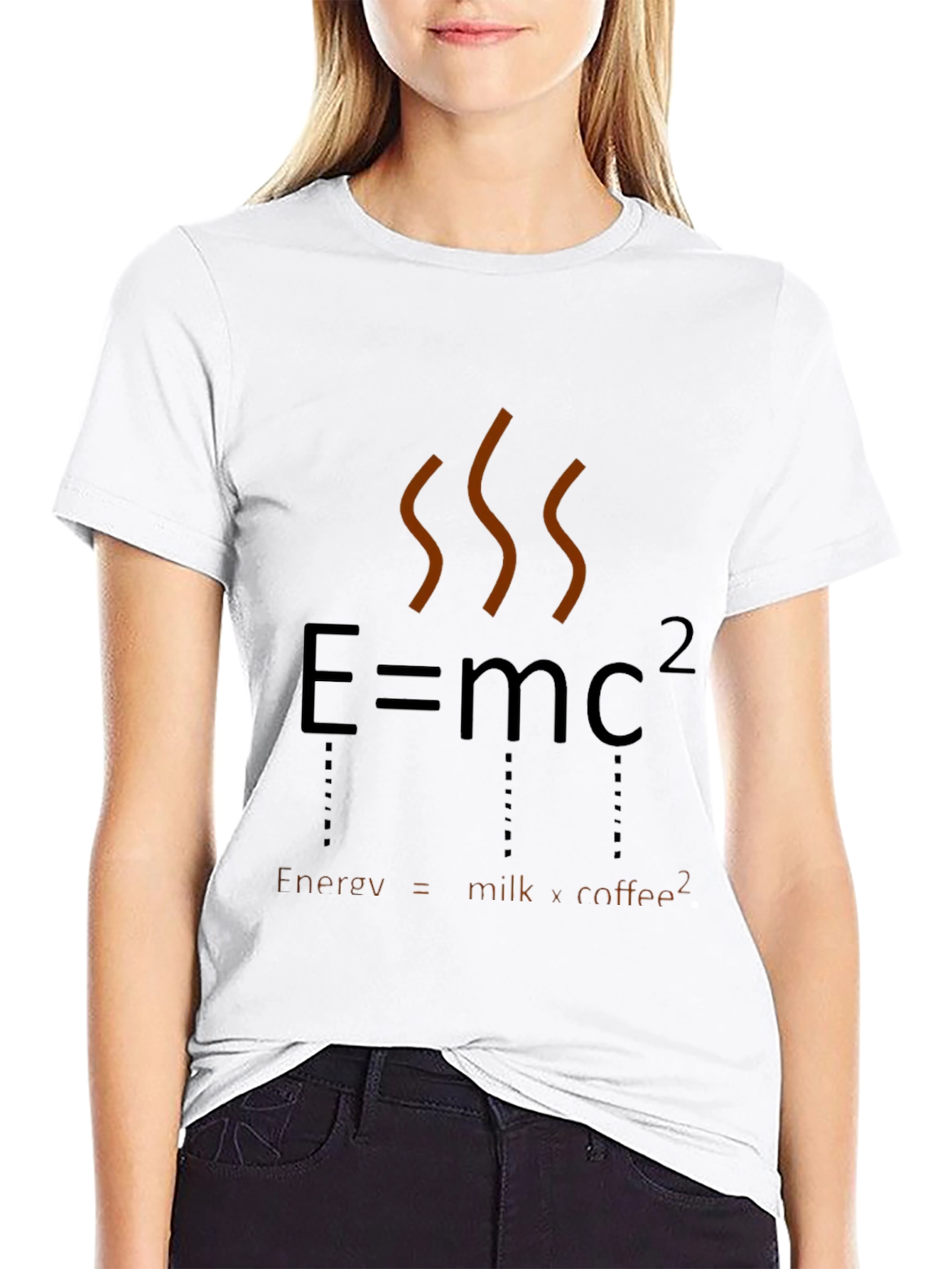 E=mc2 Funny Coffee Lover T-Shirt