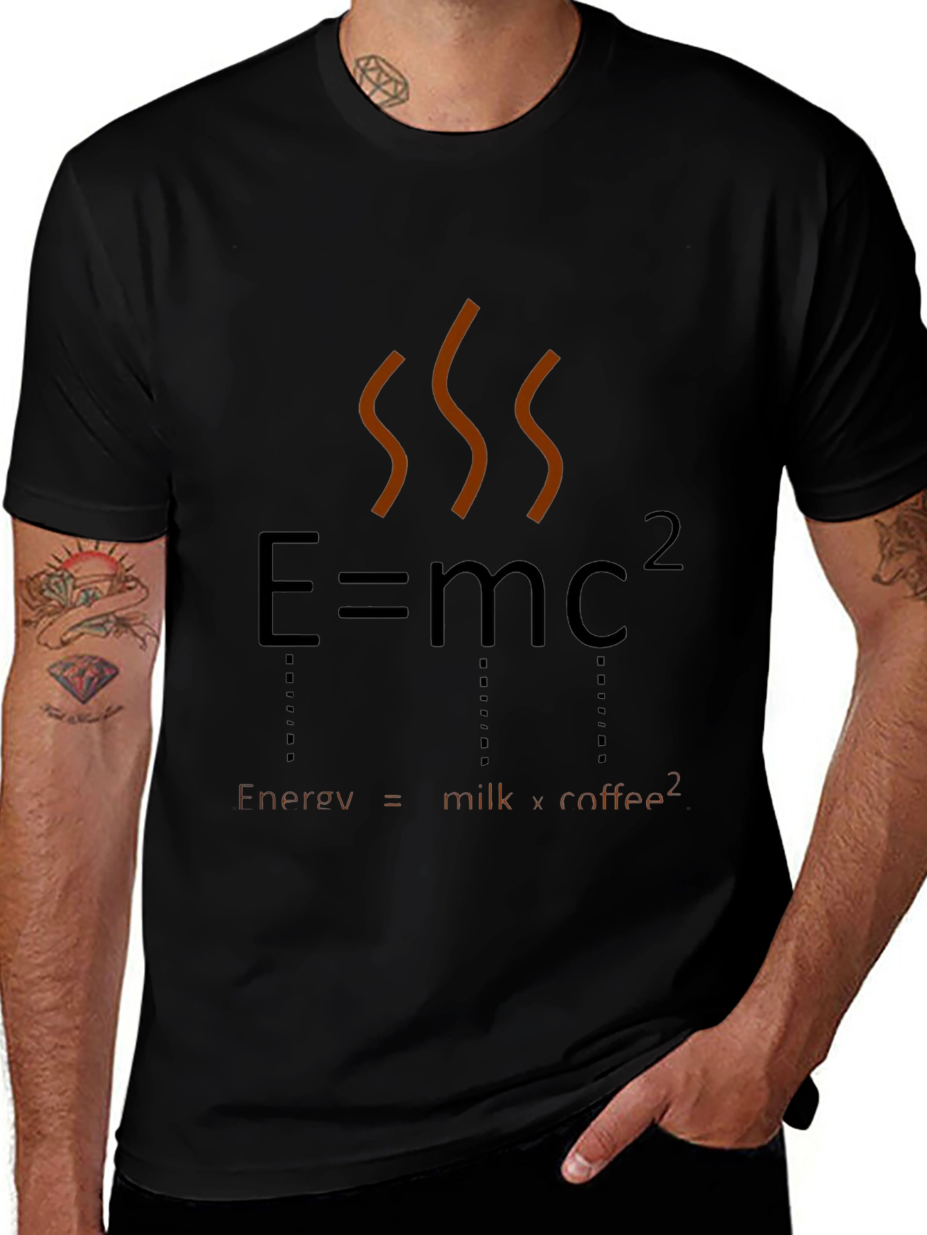 E=mc2 Funny Coffee Lover T-Shirt