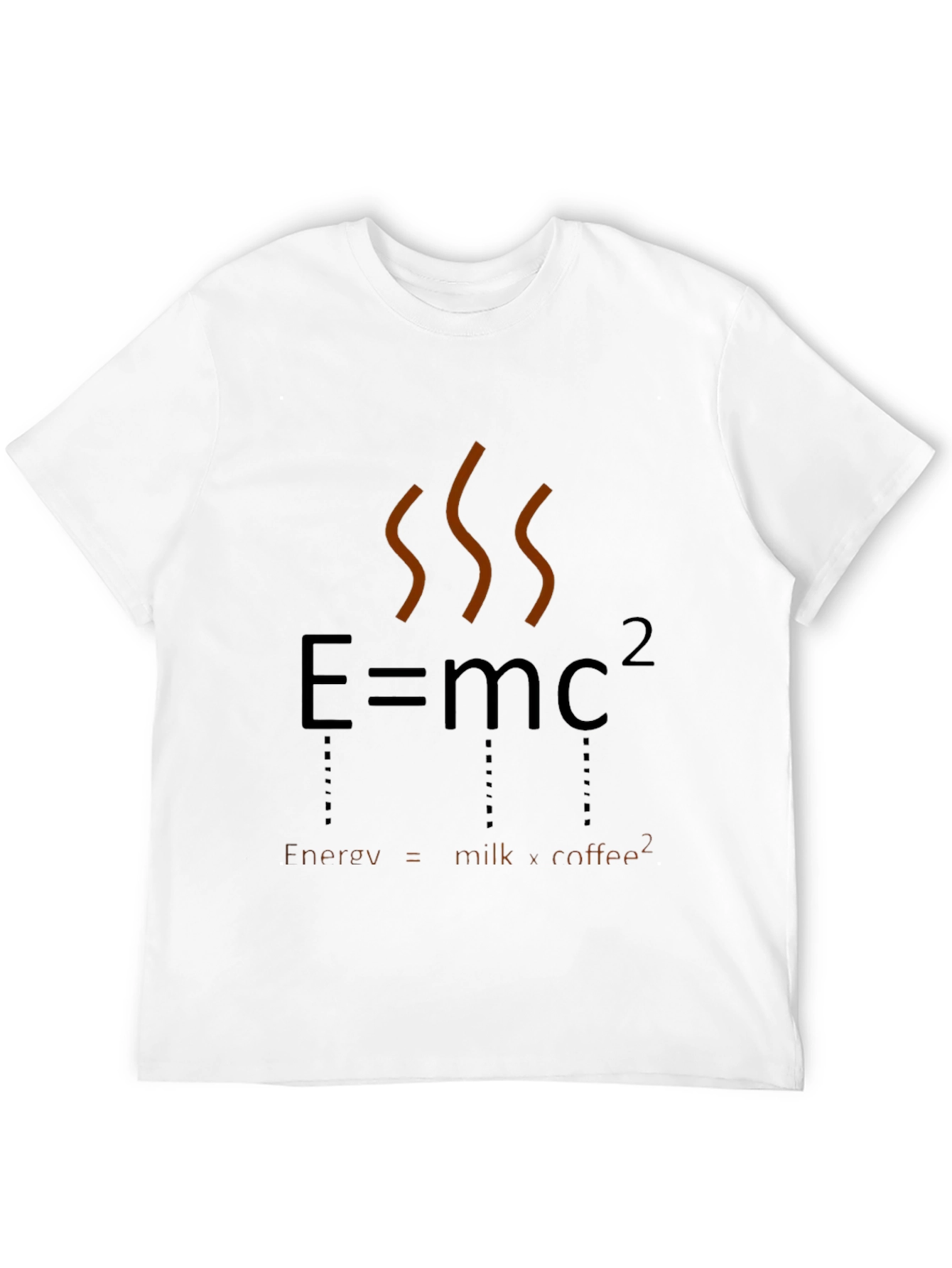 E=mc2 Funny Coffee Lover T-Shirt