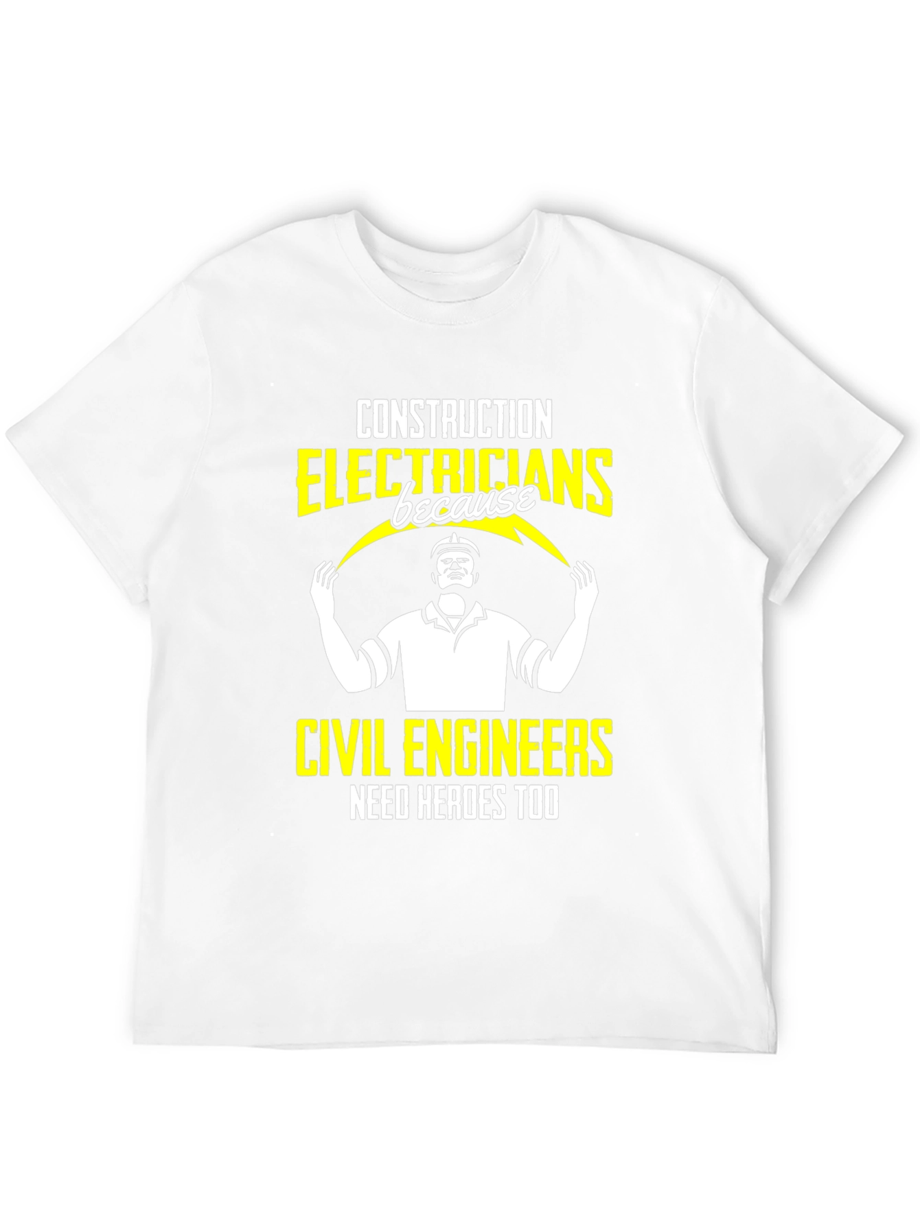 Electrician Hero Graphic Tee - Construction Apparel