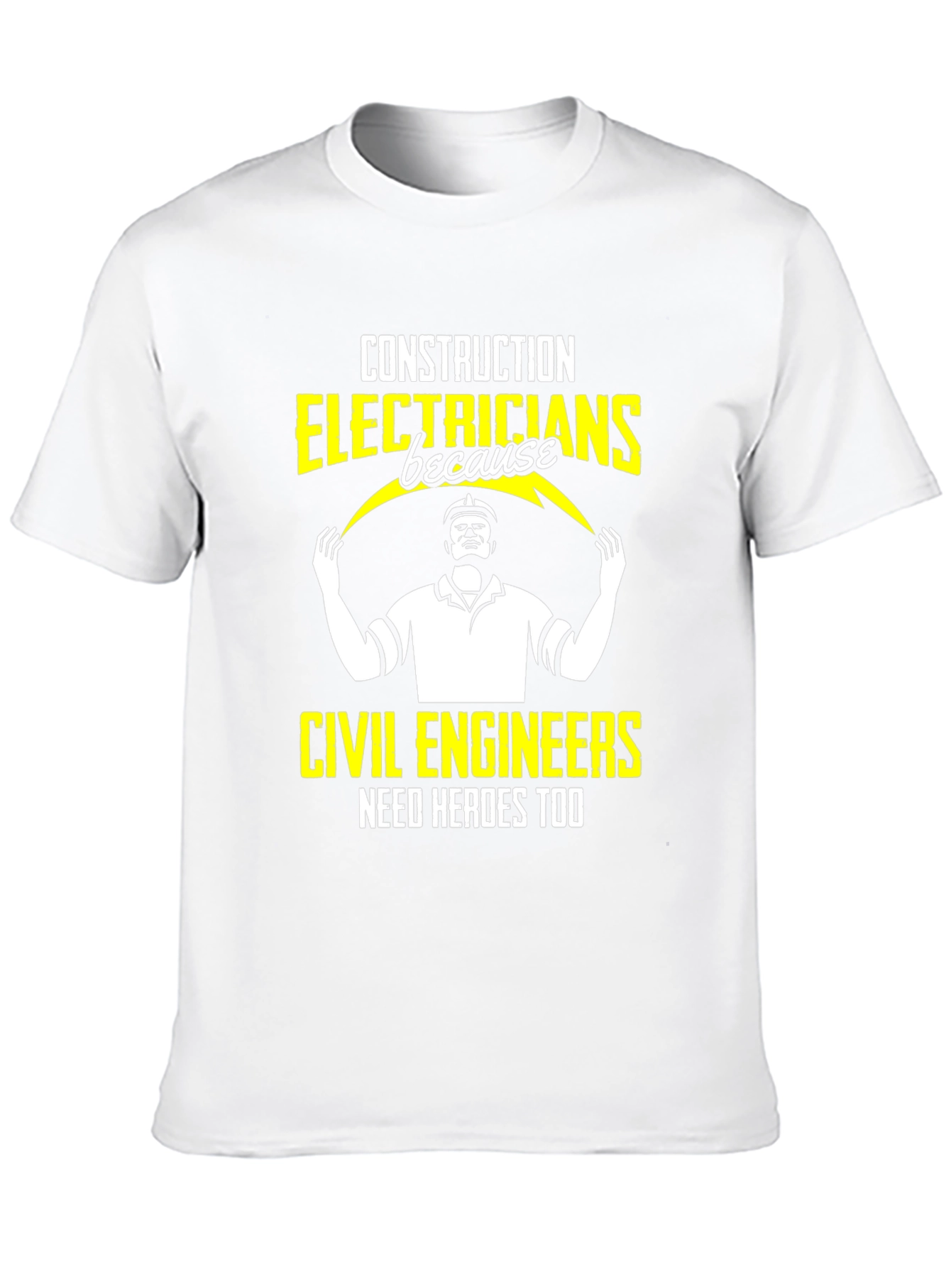 Electrician Hero Graphic Tee - Construction Apparel