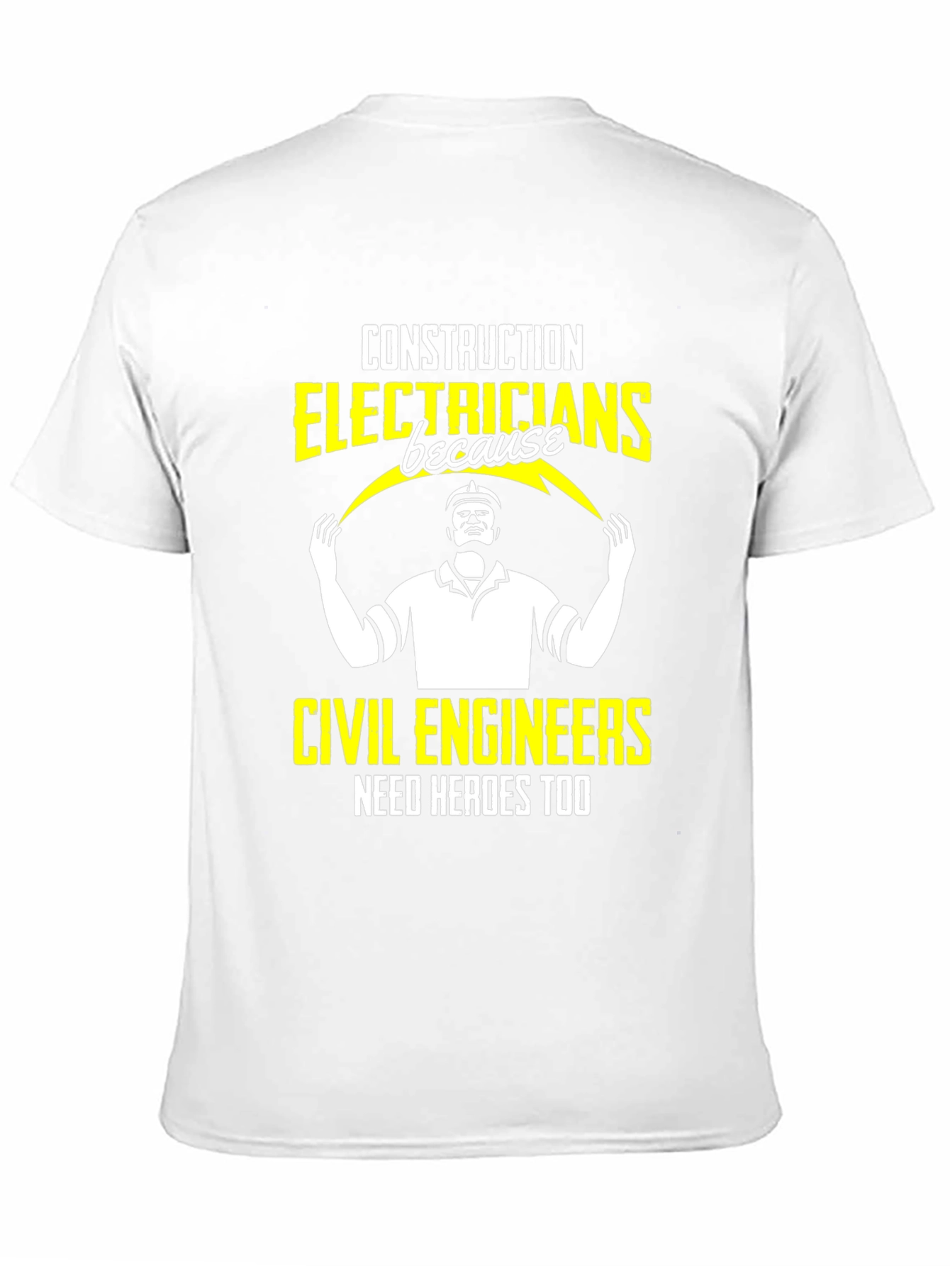 Electrician Hero Graphic Tee - Construction Apparel