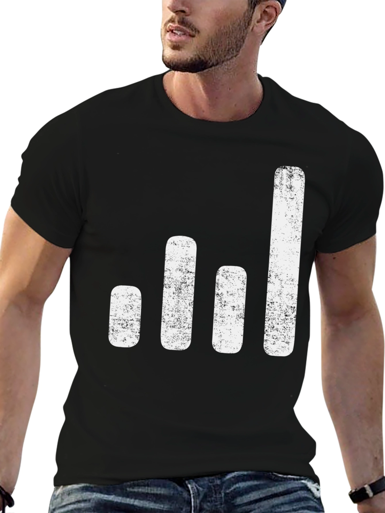 Modern Graph T-Shirt - Black Graphic Tee