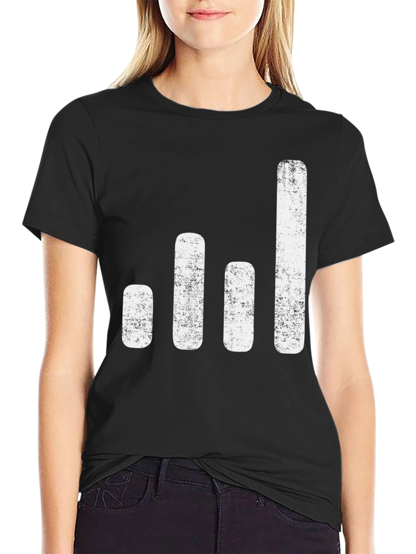 Modern Graph T-Shirt - Black Graphic Tee